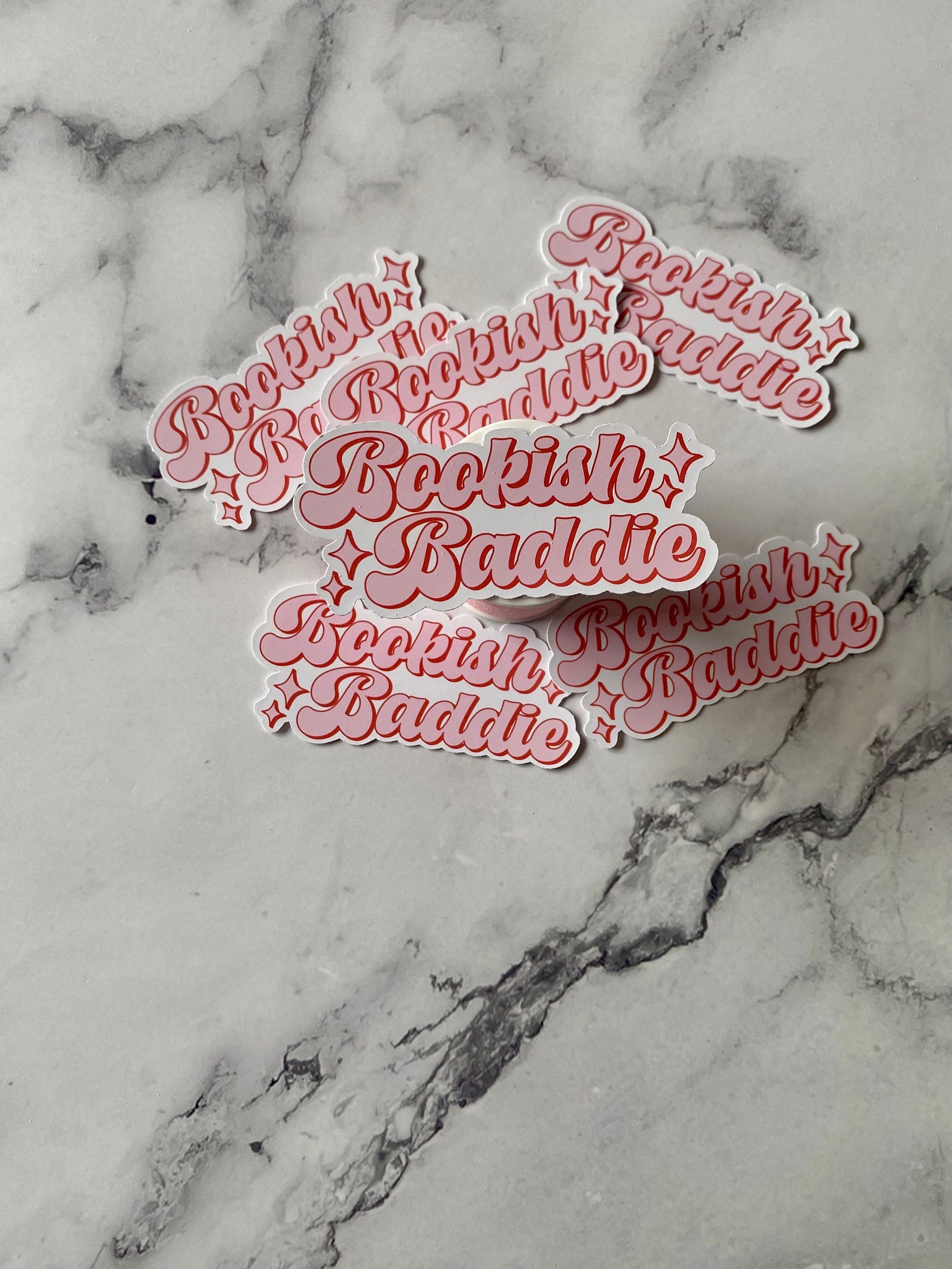 Bookish Baddie Vinyl Sticker