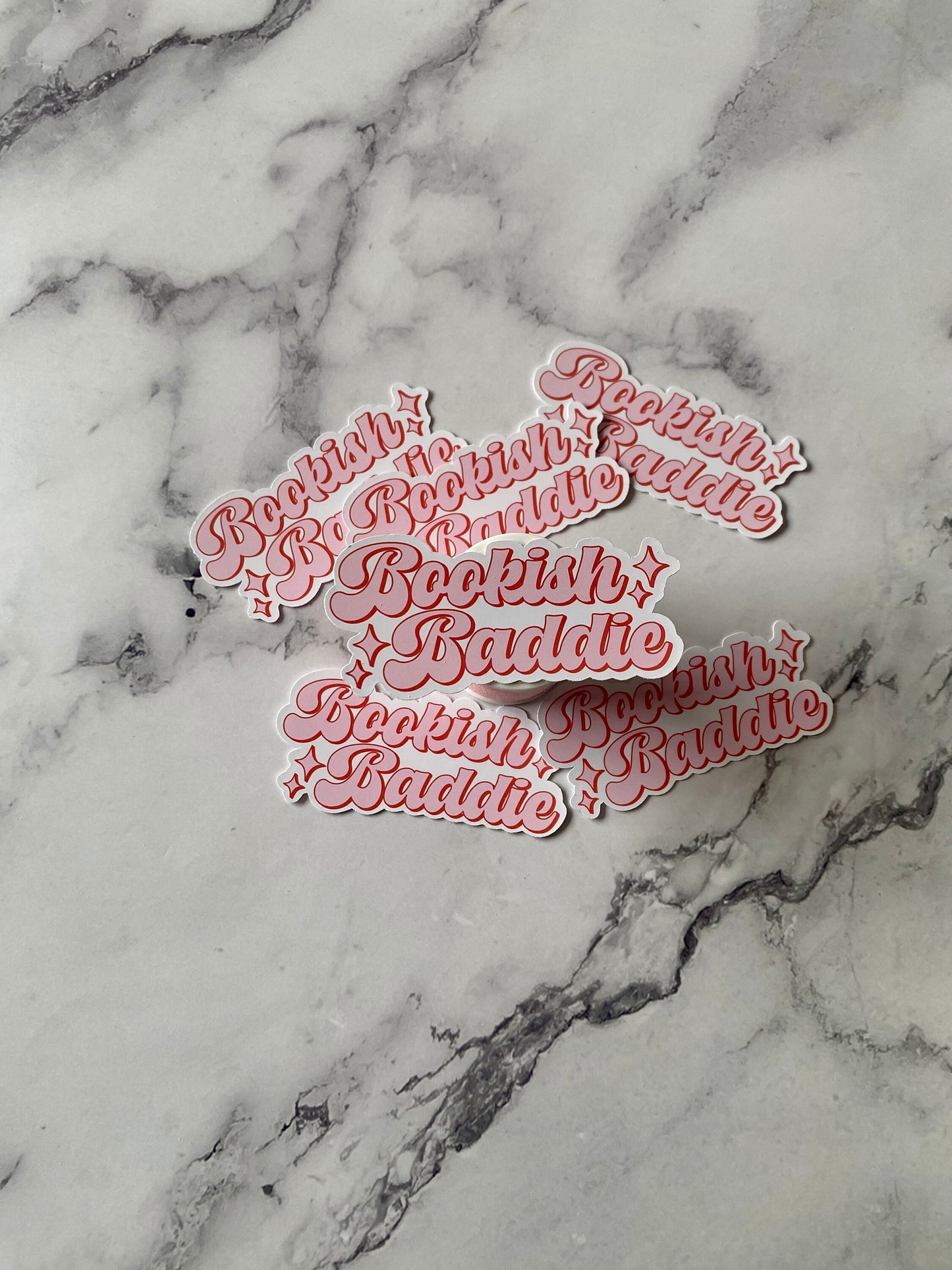 Bookish Baddie Vinyl Sticker