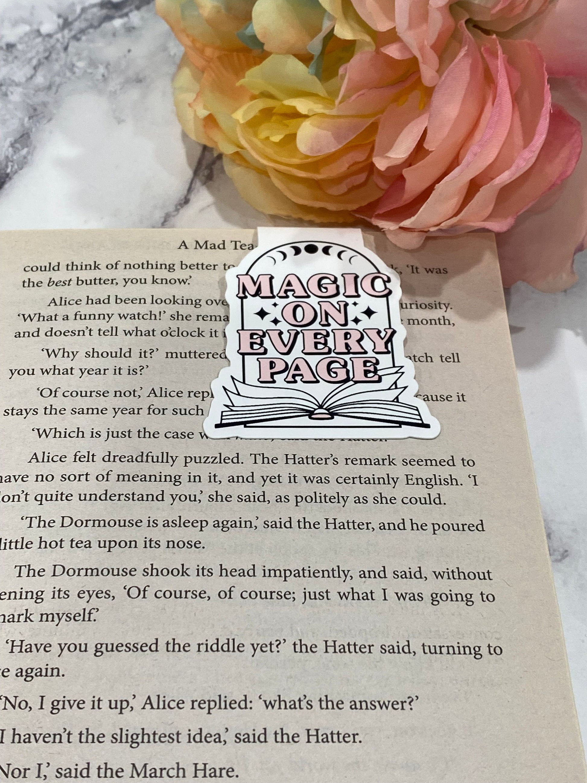 Magic on Every Page Magnetic Bookmark