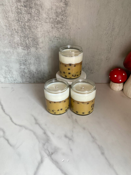 Boboa Tea Hand Poured Soy Candle 8 oz