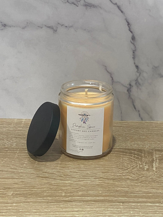 Pumpkin Spice Hand Poured Soy Candle 8 oz