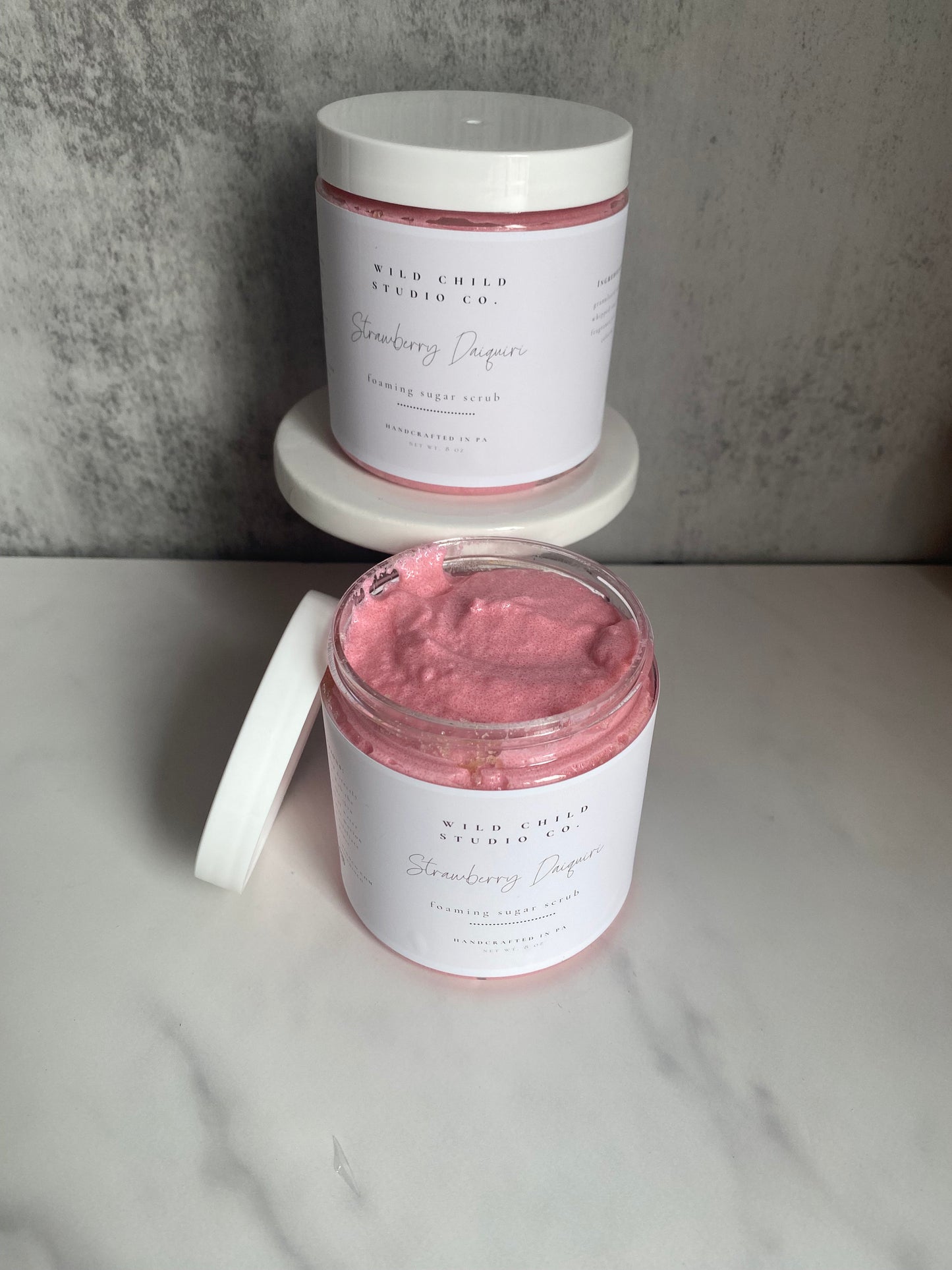 Strawberry Daiquiri Whipped Sugar Scrub