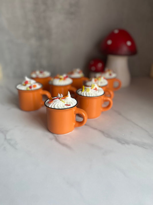 Mini Mug Fall Theme Soy Candle 2 oz