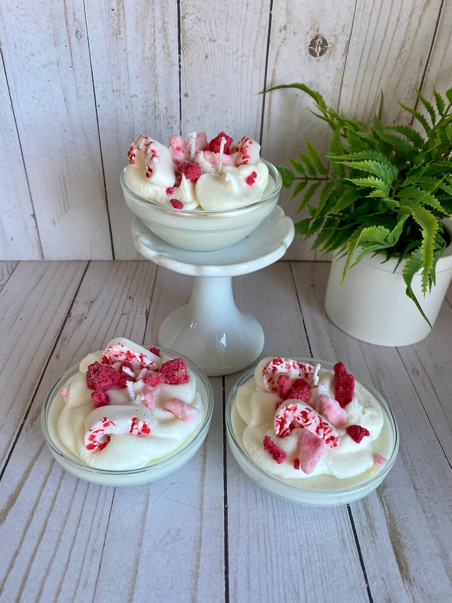 Peppermint Twist Mini Bowl Soy Candle