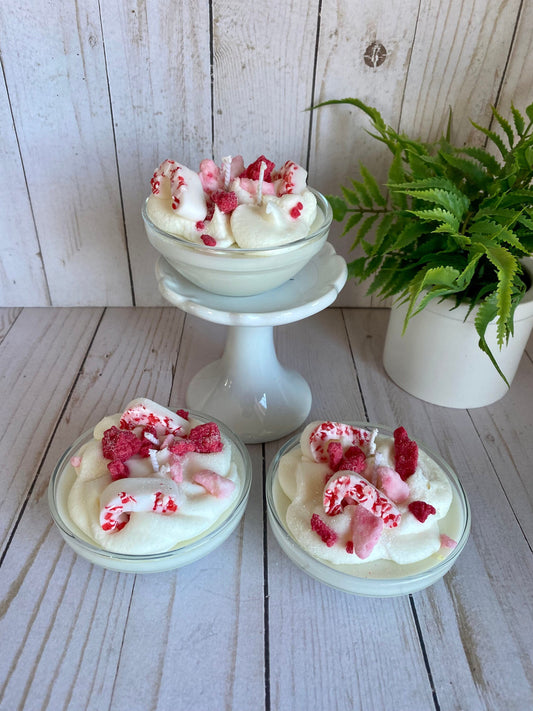 Peppermint Twist Mini Bowl Soy Candle