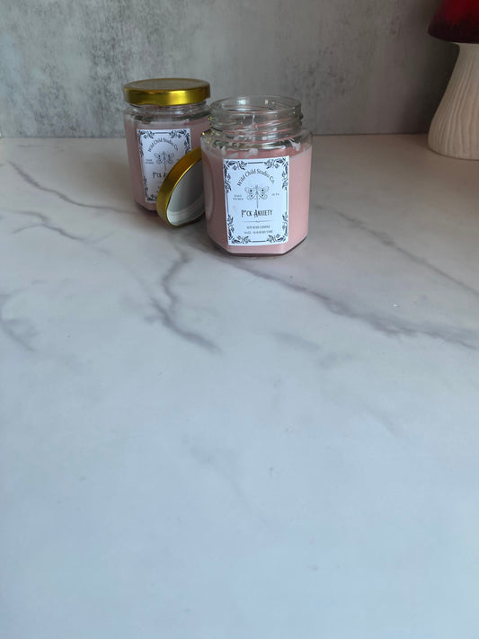 F*ck Anxiety Soy Candle, Anxiety Candle