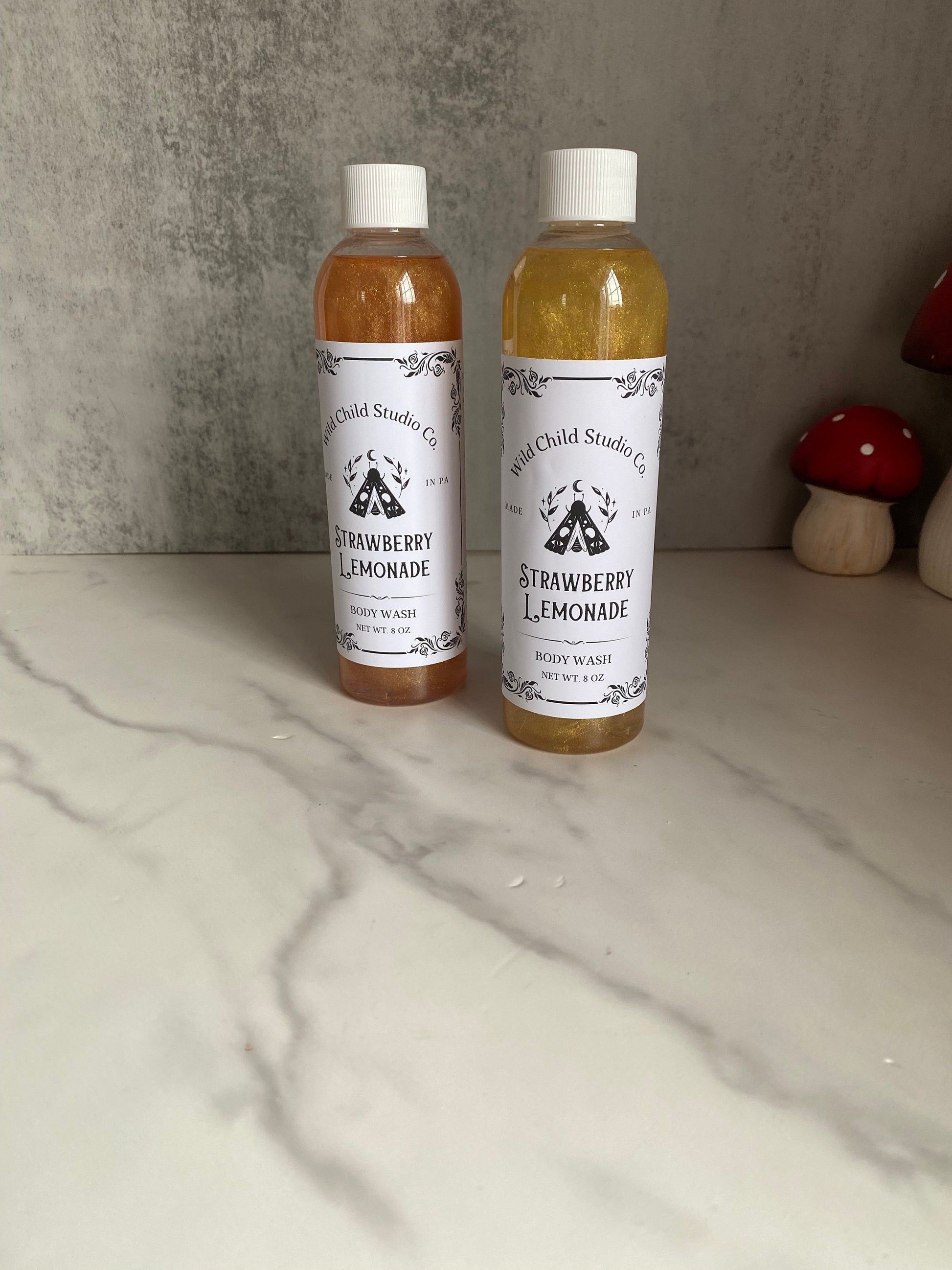 Strawberry Lemonade Body Wash, Lemonade Shower Gel, Strawberry Lemonade Soap