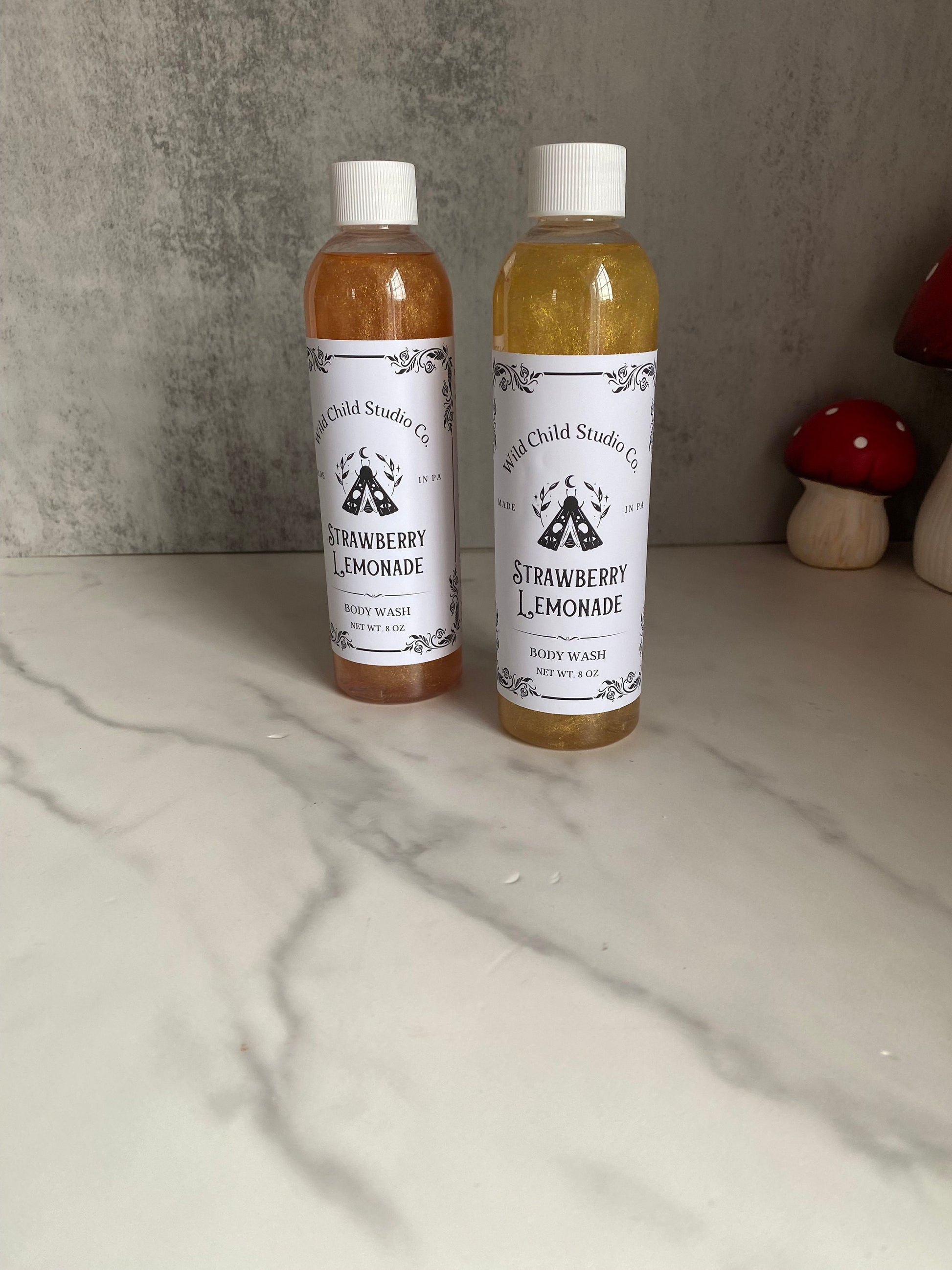Strawberry Lemonade Body Wash, Lemonade Shower Gel, Strawberry Lemonade Soap