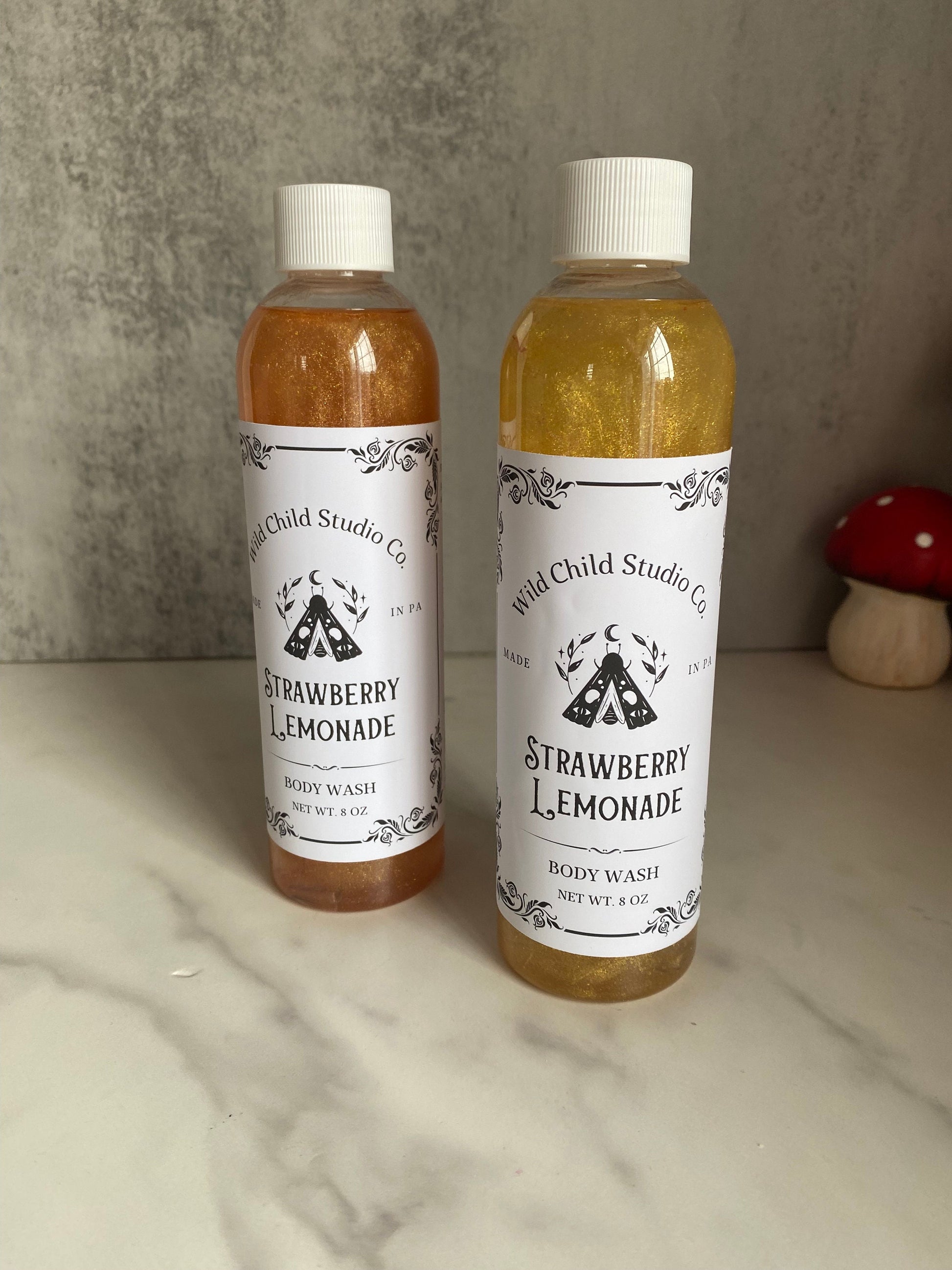 Strawberry Lemonade Body Wash, Lemonade Shower Gel, Strawberry Lemonade Soap