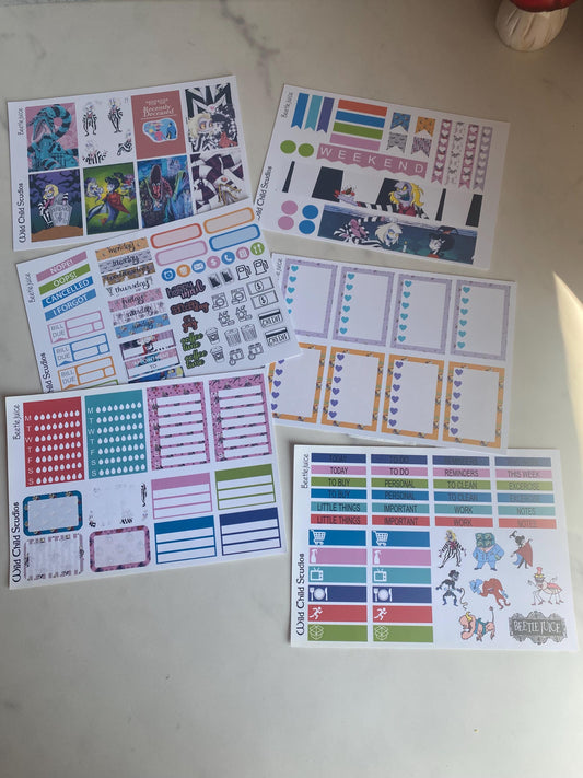 Beetlejuice Ghost with the Most Happy Planner Classic Weekly Kit