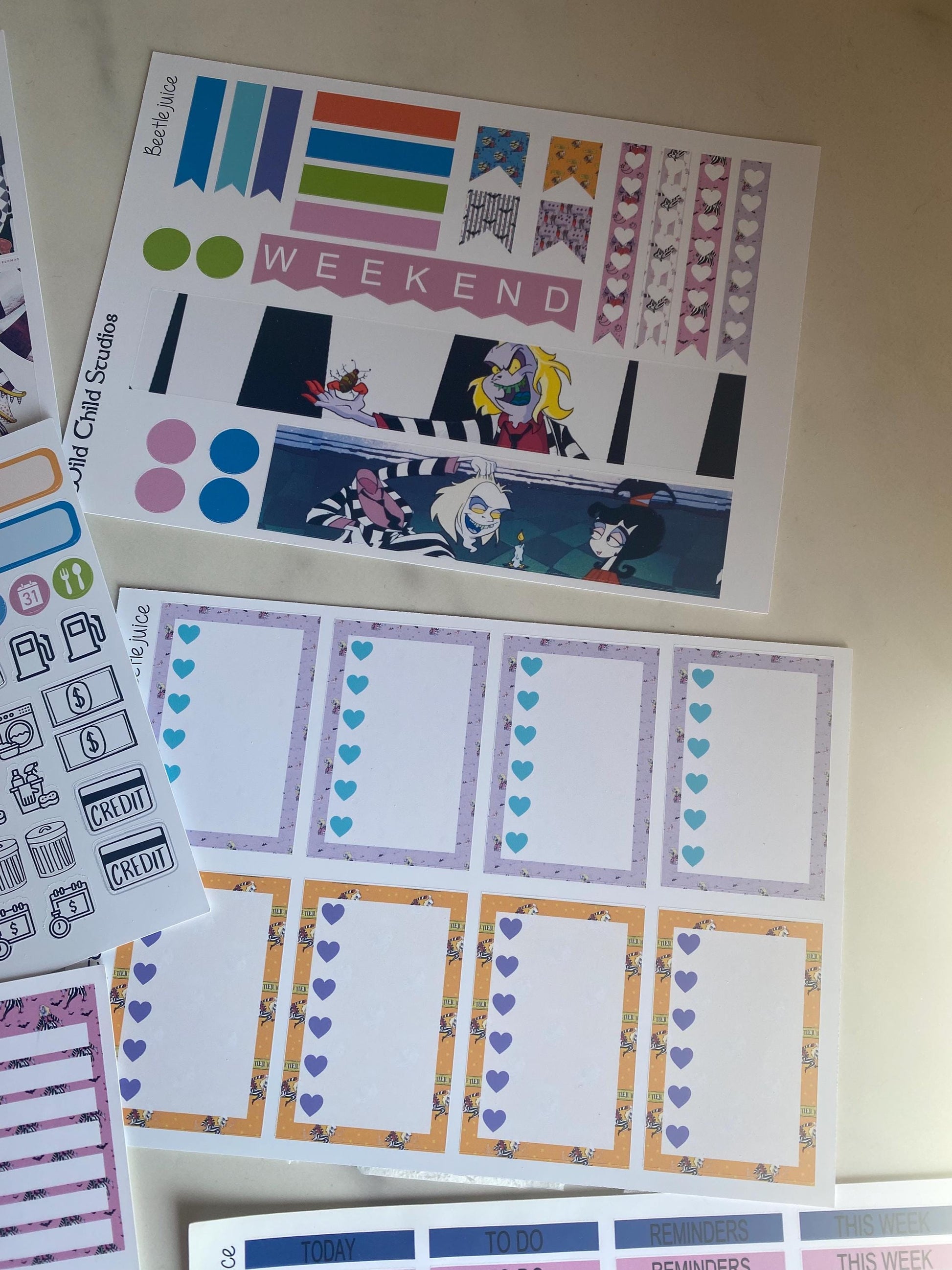 Beetlejuice Ghost with the Most Happy Planner Classic Weekly Kit
