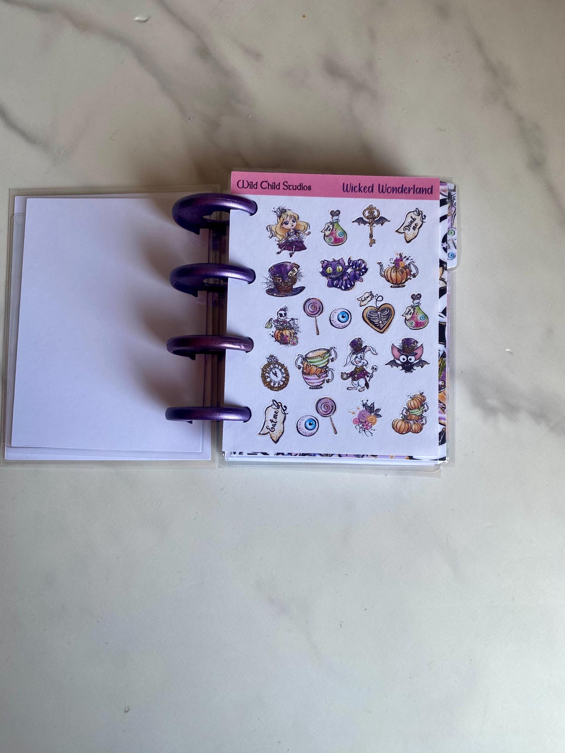 Wicked In Wonderland Inspired Happy Planner Micro Planner