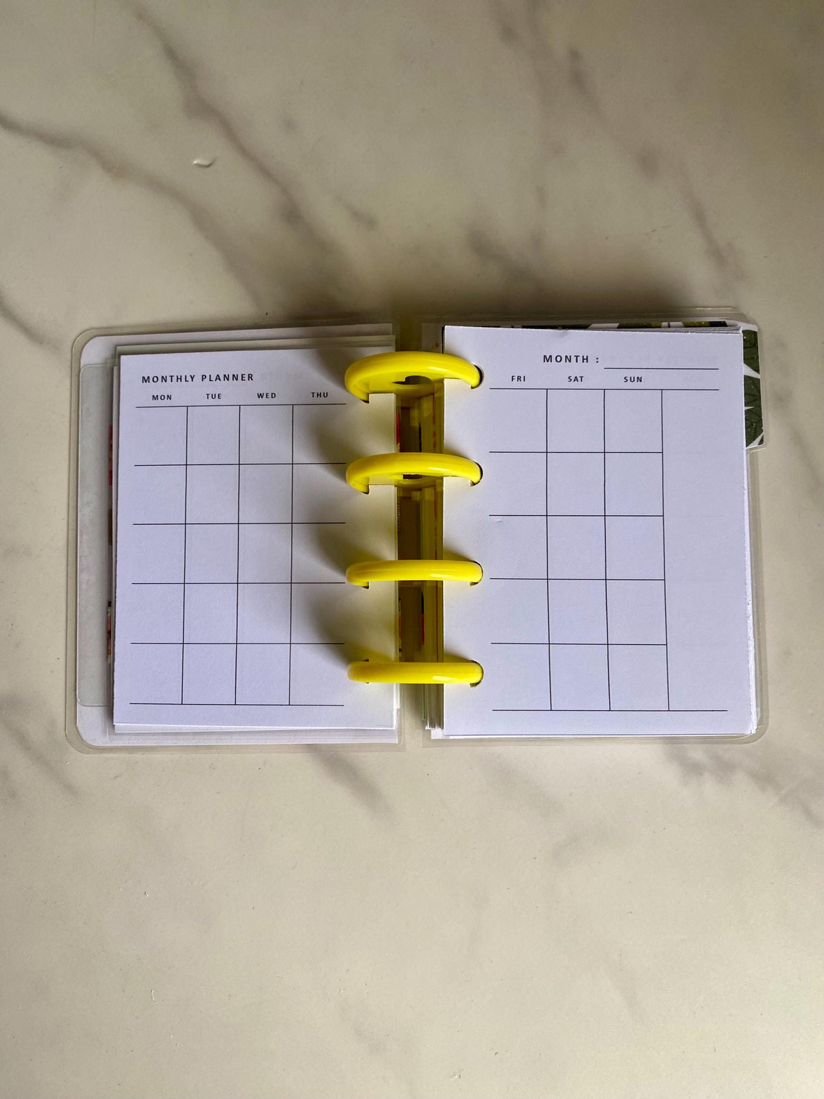 Plant Theme Micro Happy Planner, Die Cuts & Stickers (3x4)