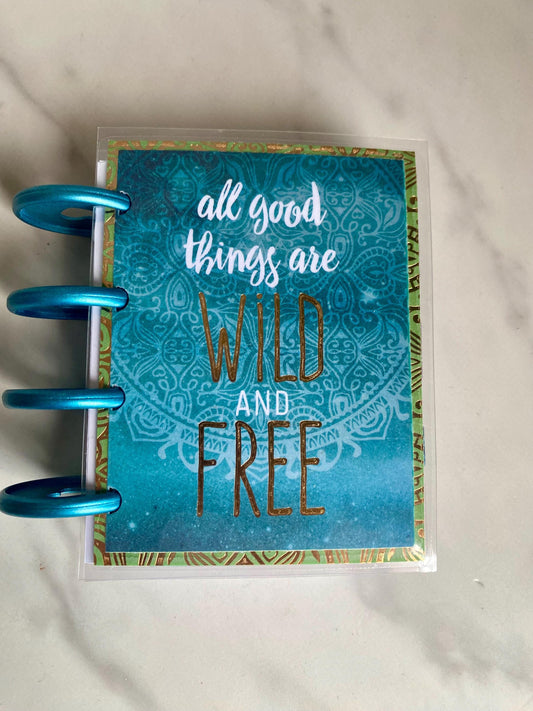 Boho Wild and Free Theme Micro Notebook