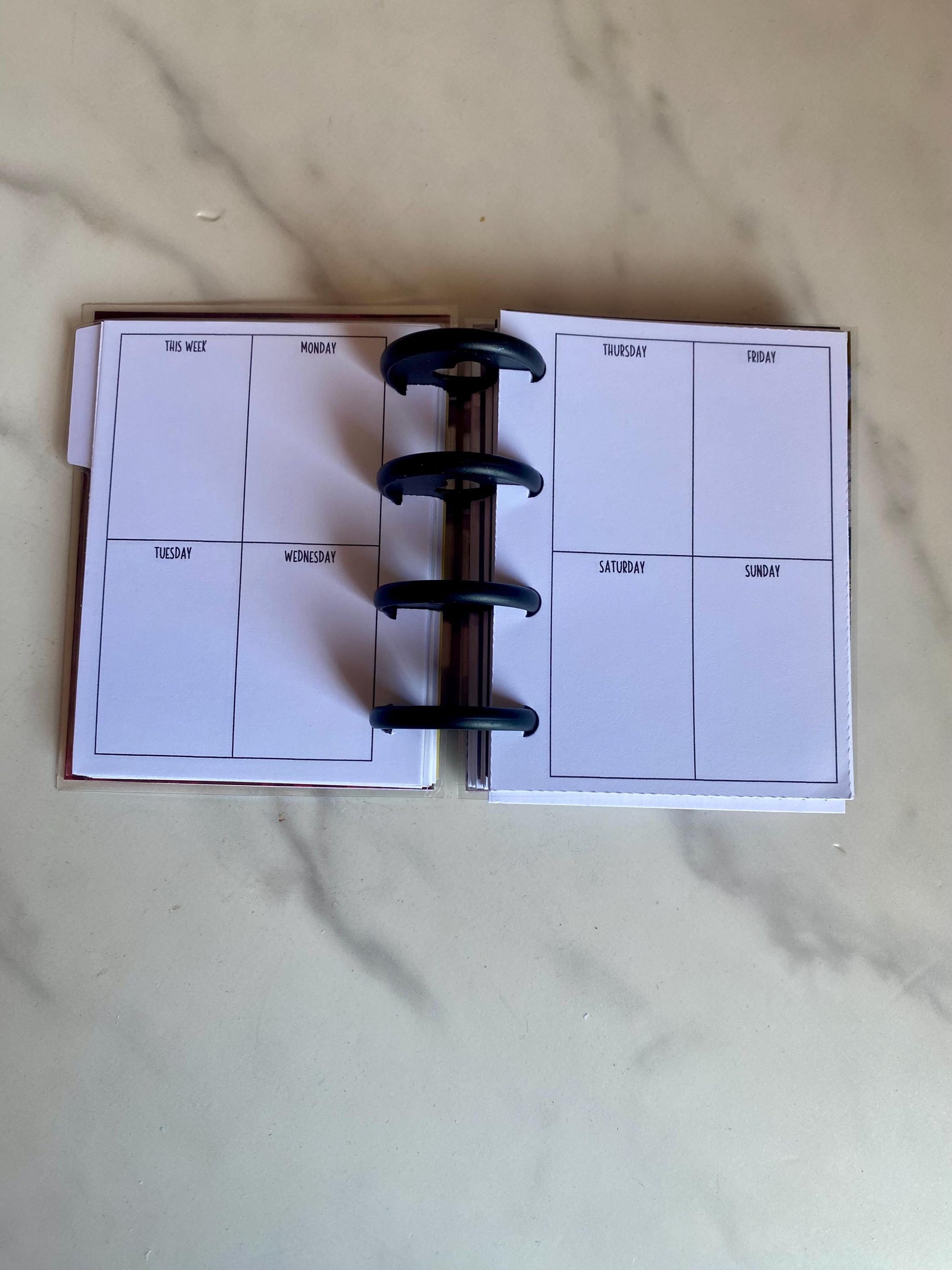 Floral Gothic Spooky Happy Planner Micro Planner