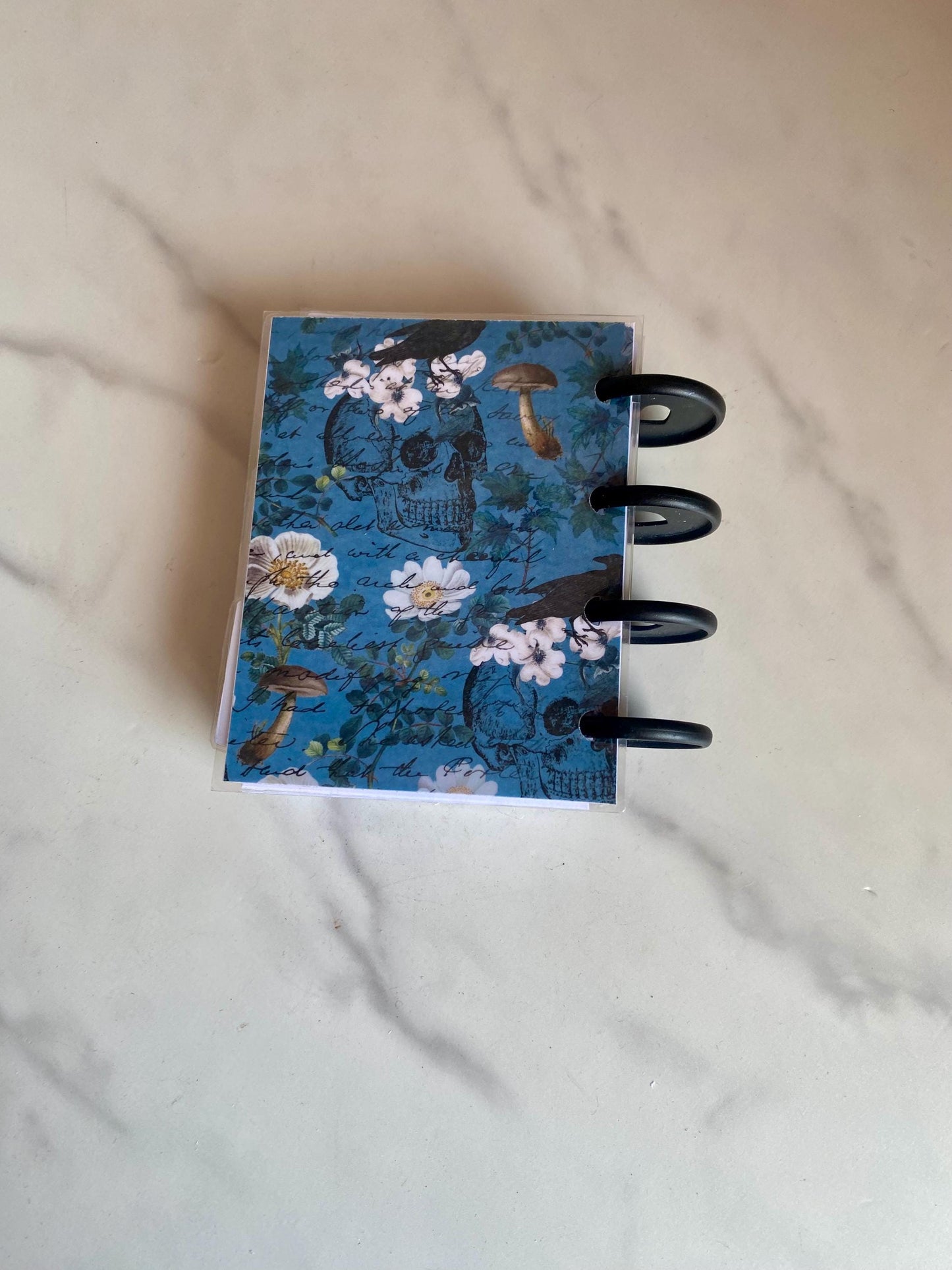 Floral Gothic Spooky Happy Planner Micro Planner