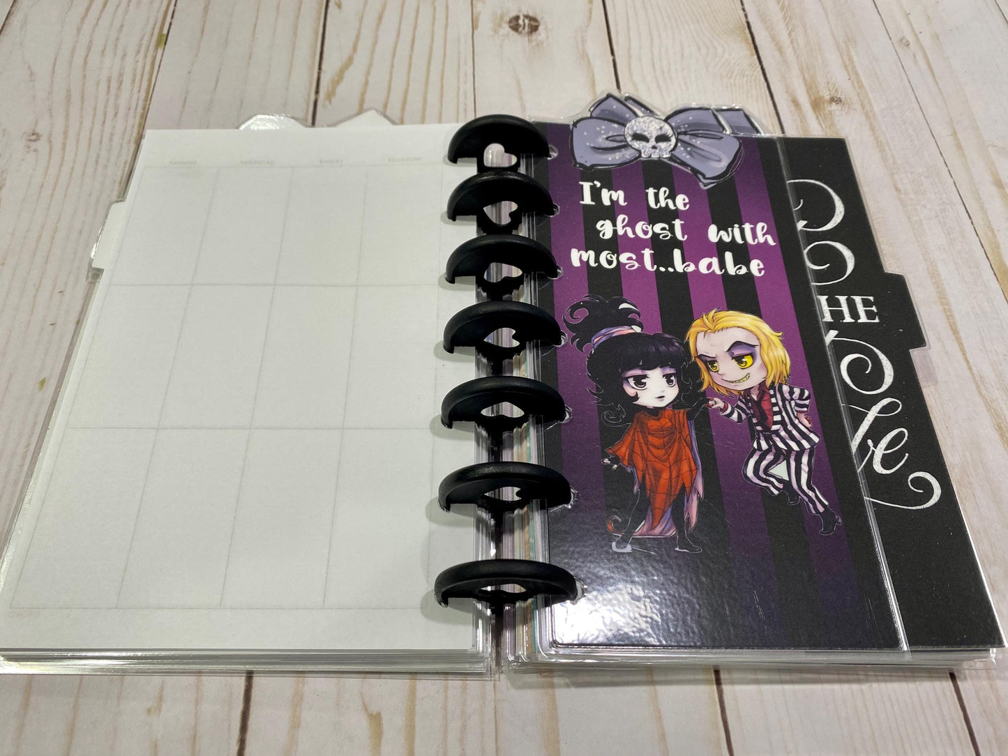 Beetlejuice Inspired Happy Planner Mini Planner