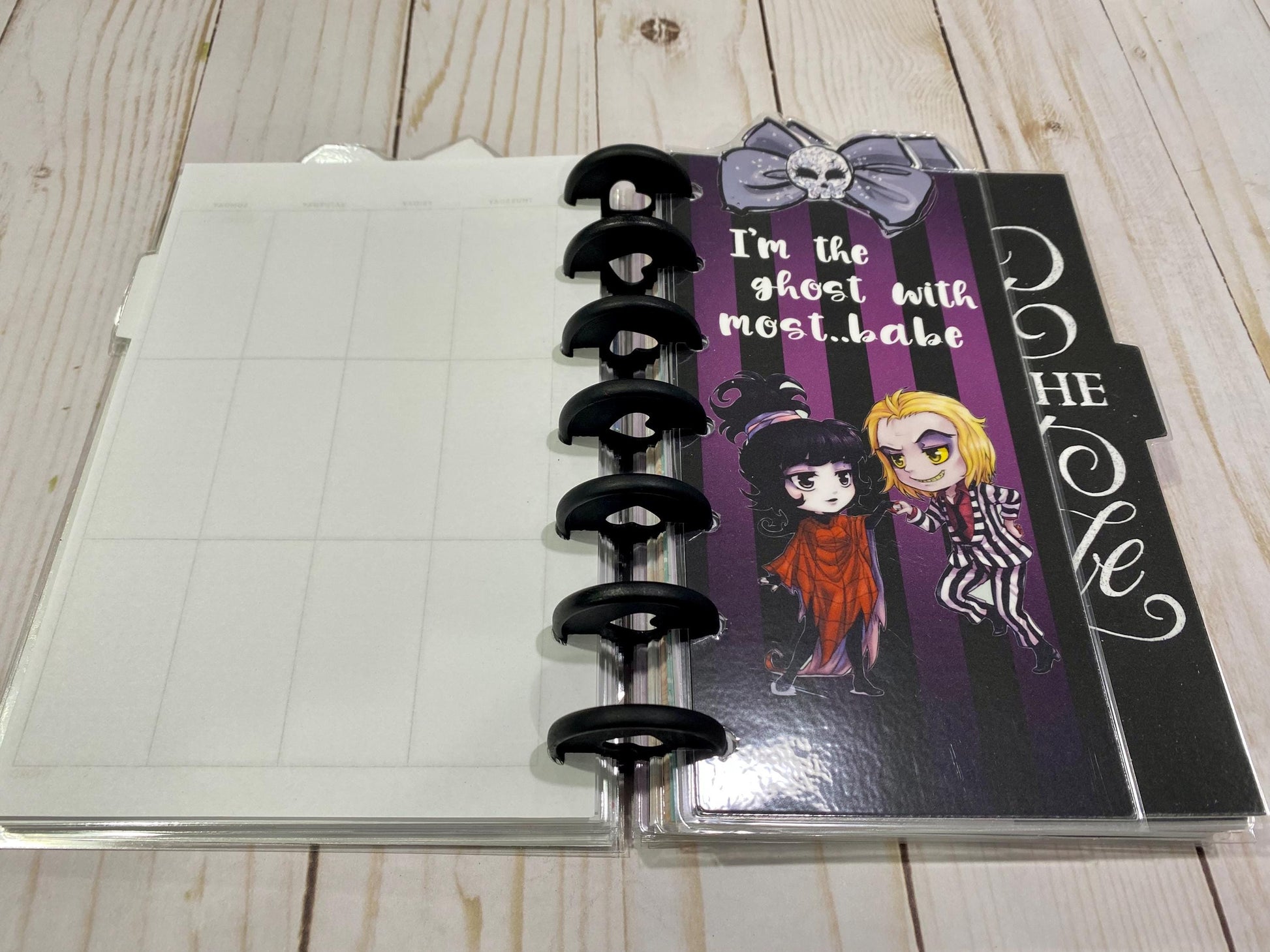 Beetlejuice Inspired Happy Planner Mini Planner