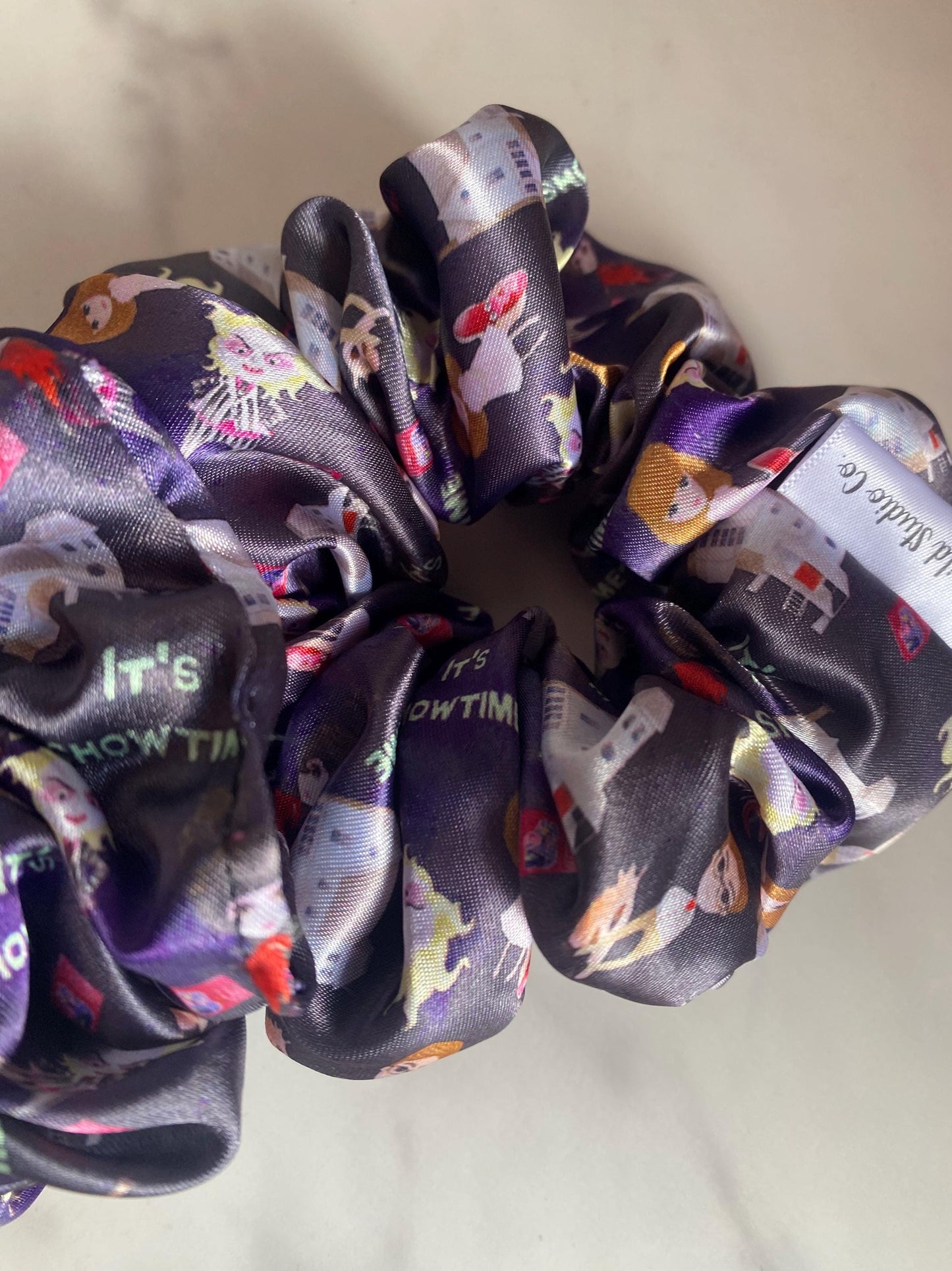 Beetlejuice Satin Scrunchies/ Beetlejuice Satin Hair Tie