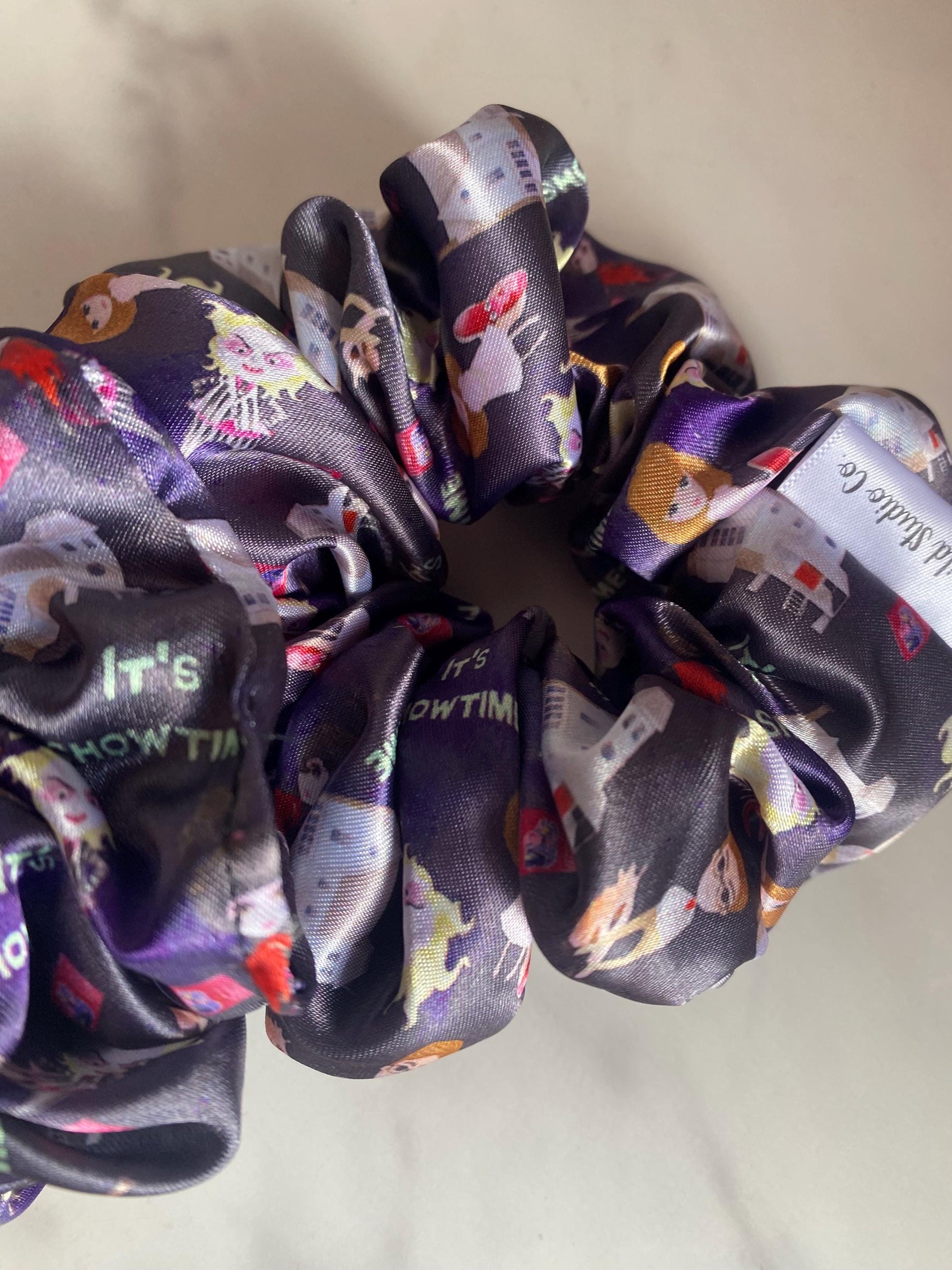 Beetlejuice Satin Scrunchies/ Beetlejuice Satin Hair Tie
