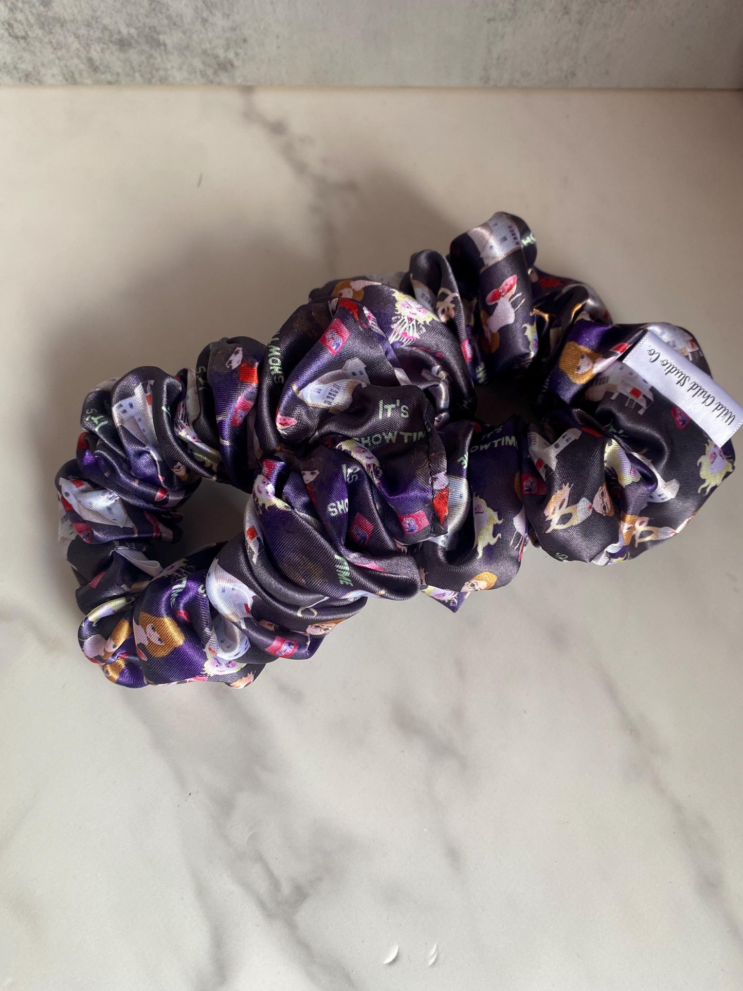Beetlejuice Satin Scrunchies/ Beetlejuice Satin Hair Tie