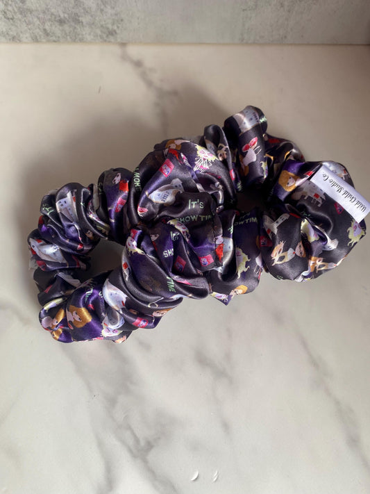 Beetlejuice Satin Scrunchies/ Beetlejuice Satin Hair Tie