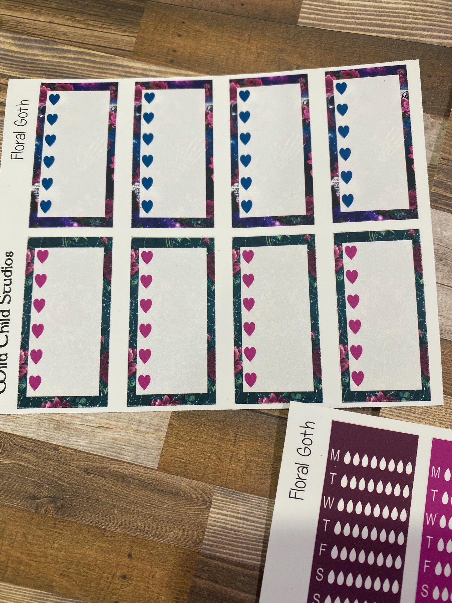 Floral GothHappy Planner Mini Weekly Kit