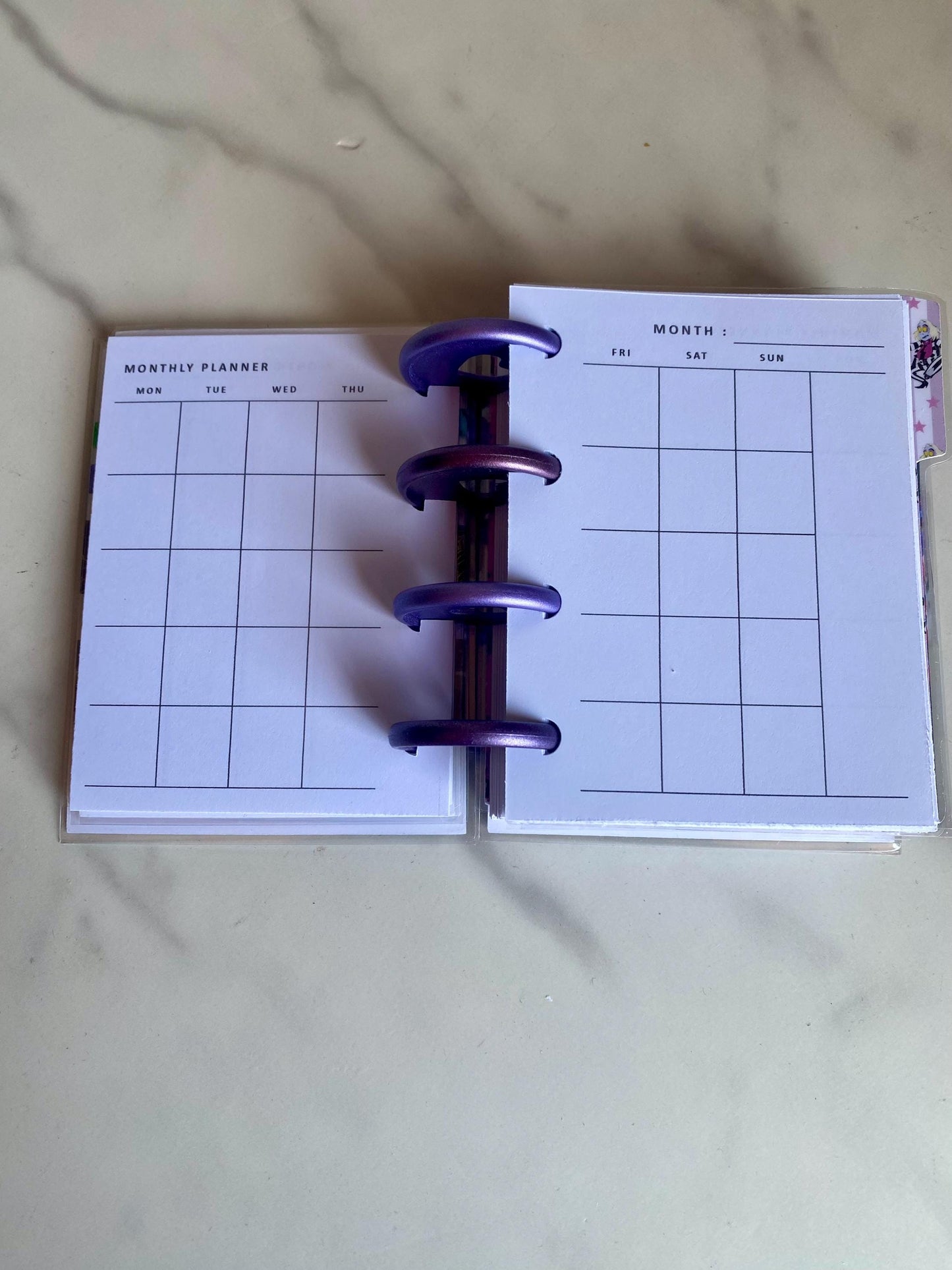 Beetlejuice Inspired Happy Planner Micro Planner