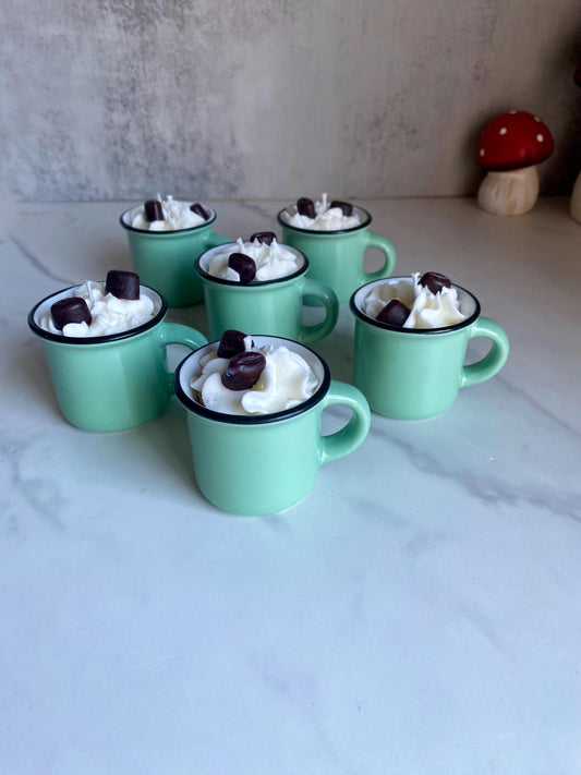 French Vanilla Cappuccino Mini Soy Candle 2 oz
