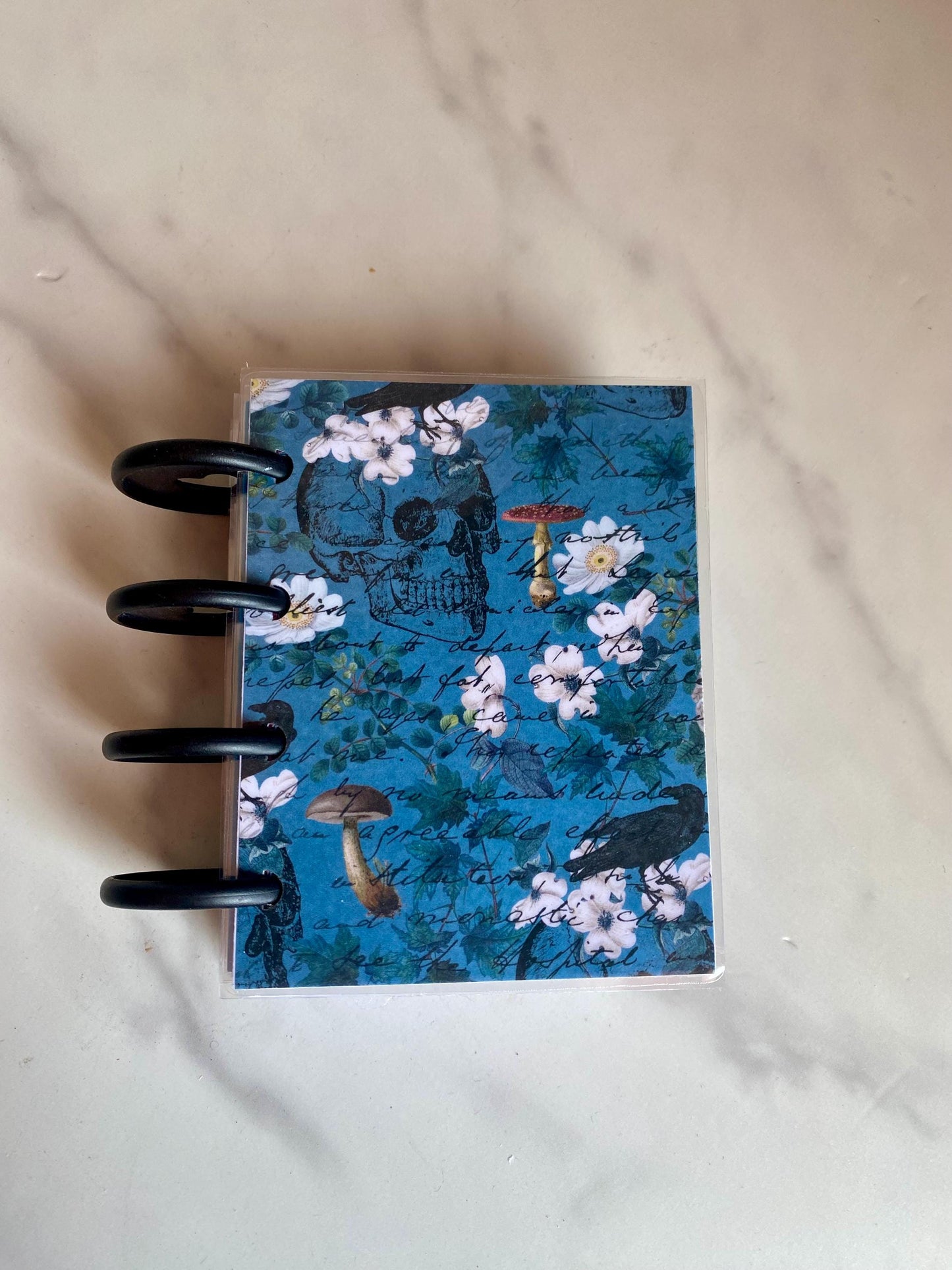 Floral Gothic Spooky Happy Planner Micro Planner