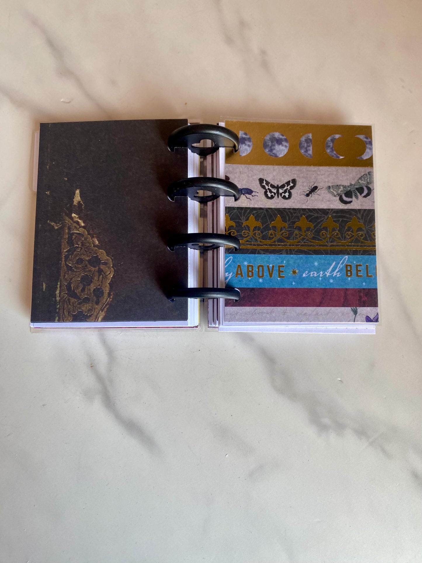 Floral Gothic Spooky Happy Planner Micro Planner