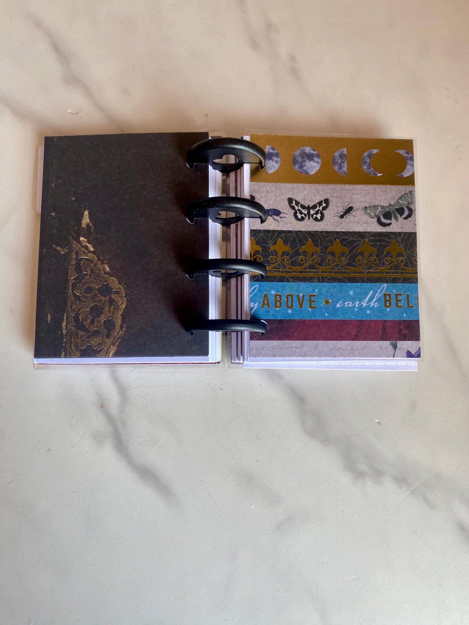 Floral Gothic Spooky Happy Planner Micro Planner