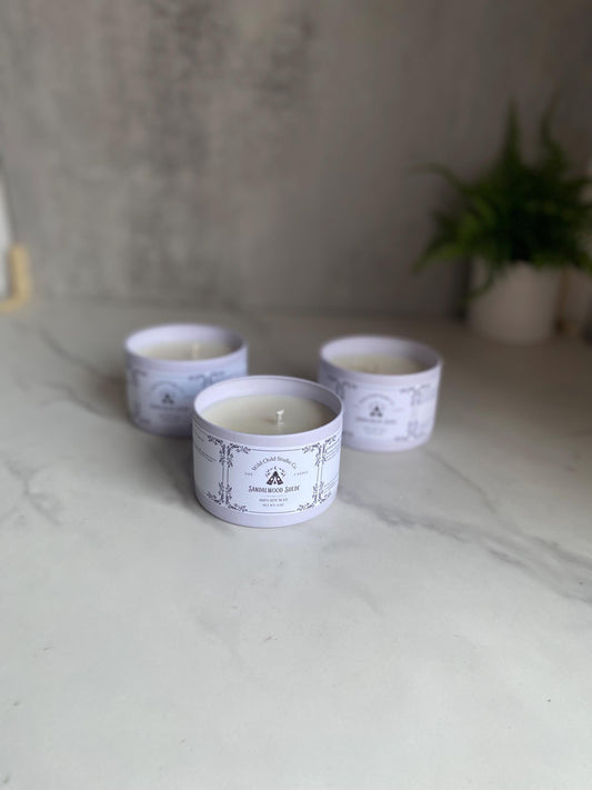 Sandalwood & Suede Soy Candle