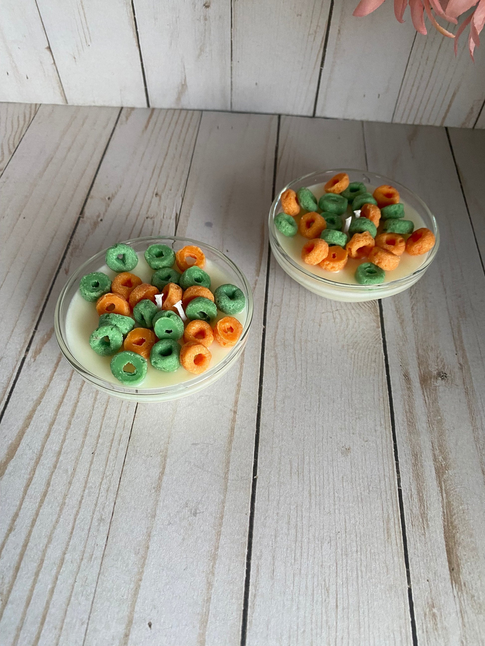 Apple Jack Inspired Cereal Mini Candle