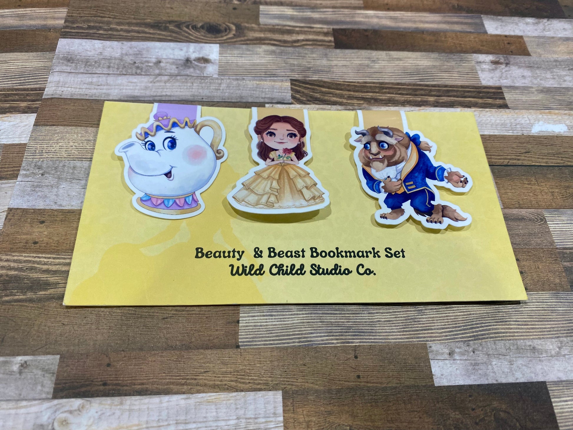 Beauty Beast Magnetic Bookmark