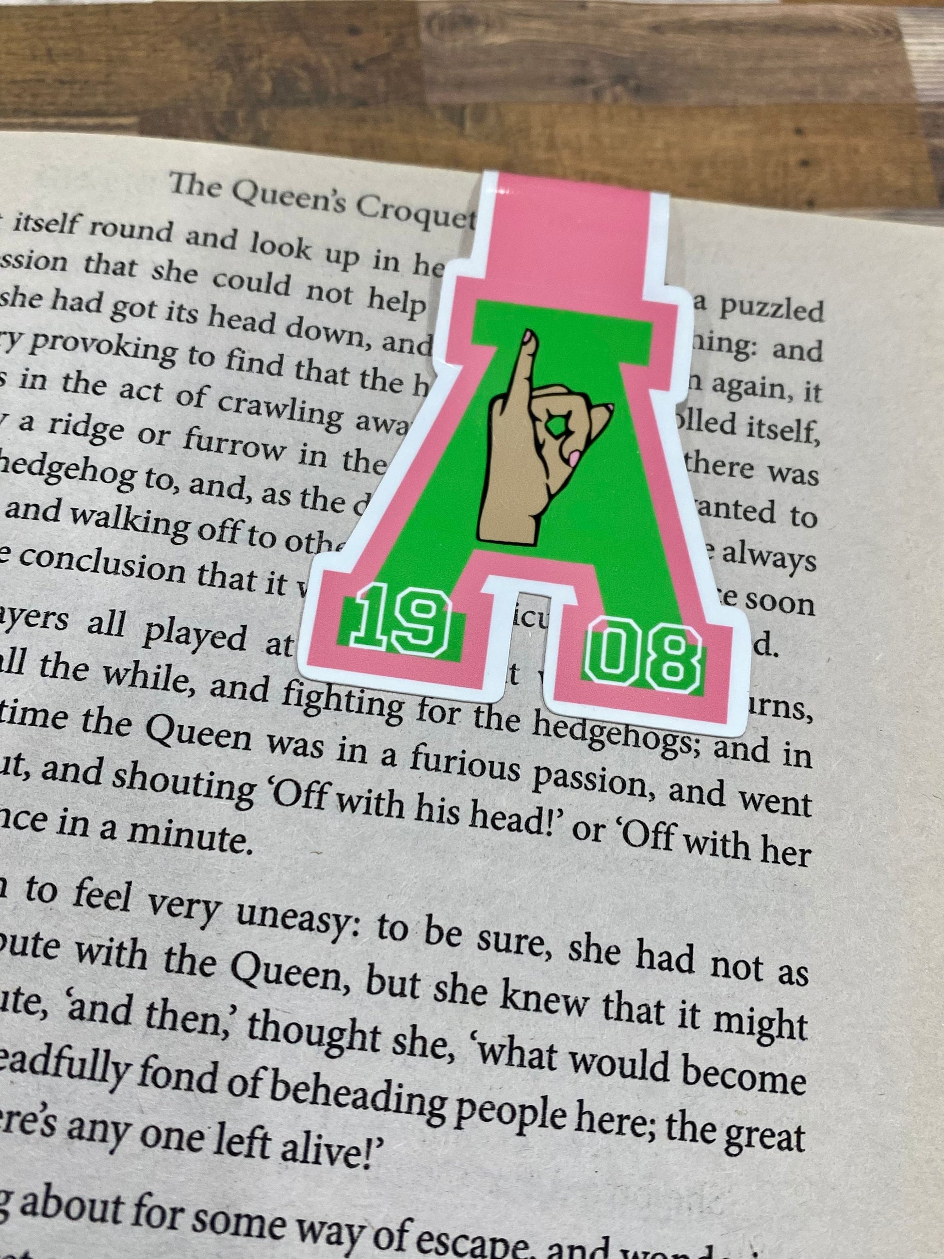 AKA Sorority Magnetic Bookmark