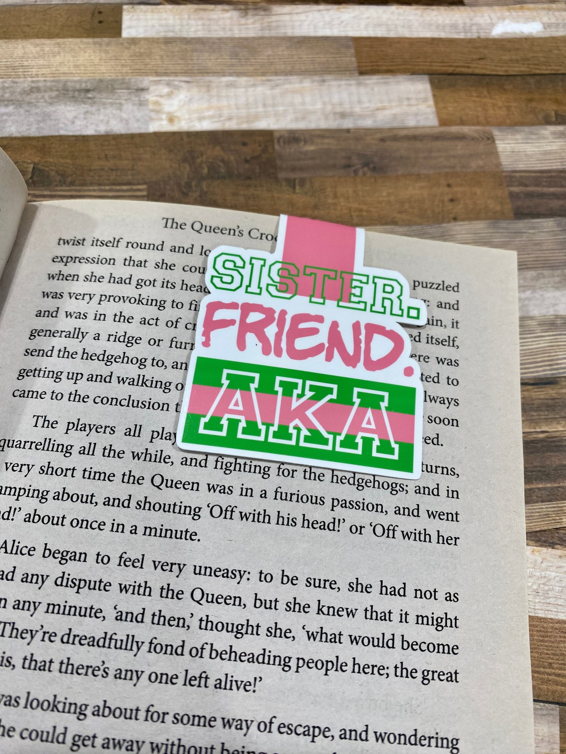 AKA Sorority Magnetic Bookmark