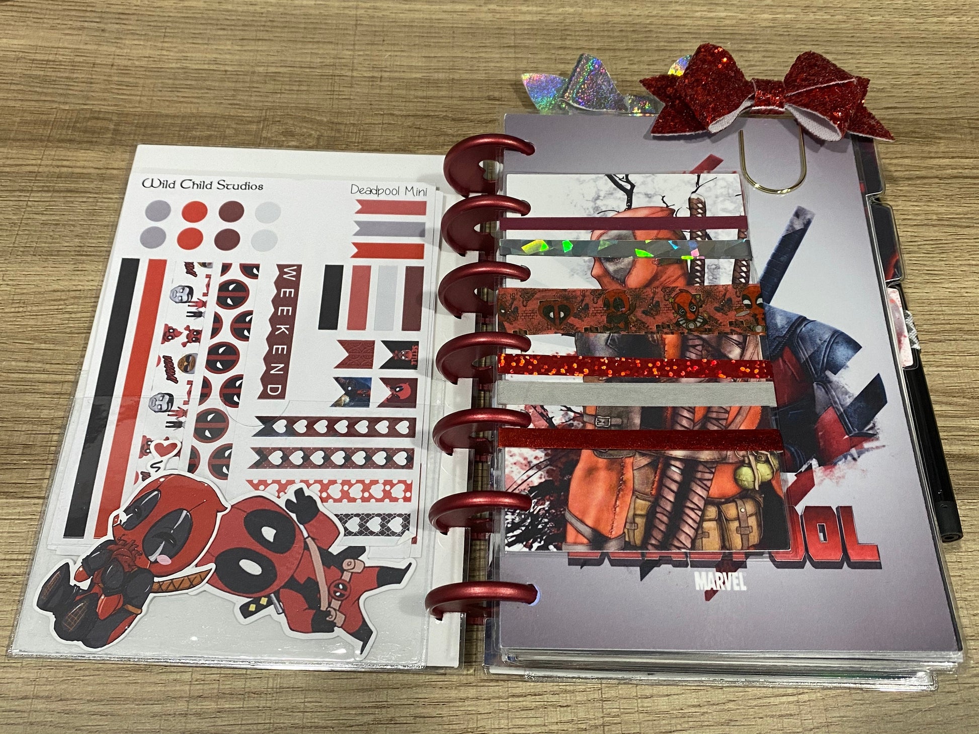 Deadpool Anti Hero Inspired Happy Planner Mini Planner