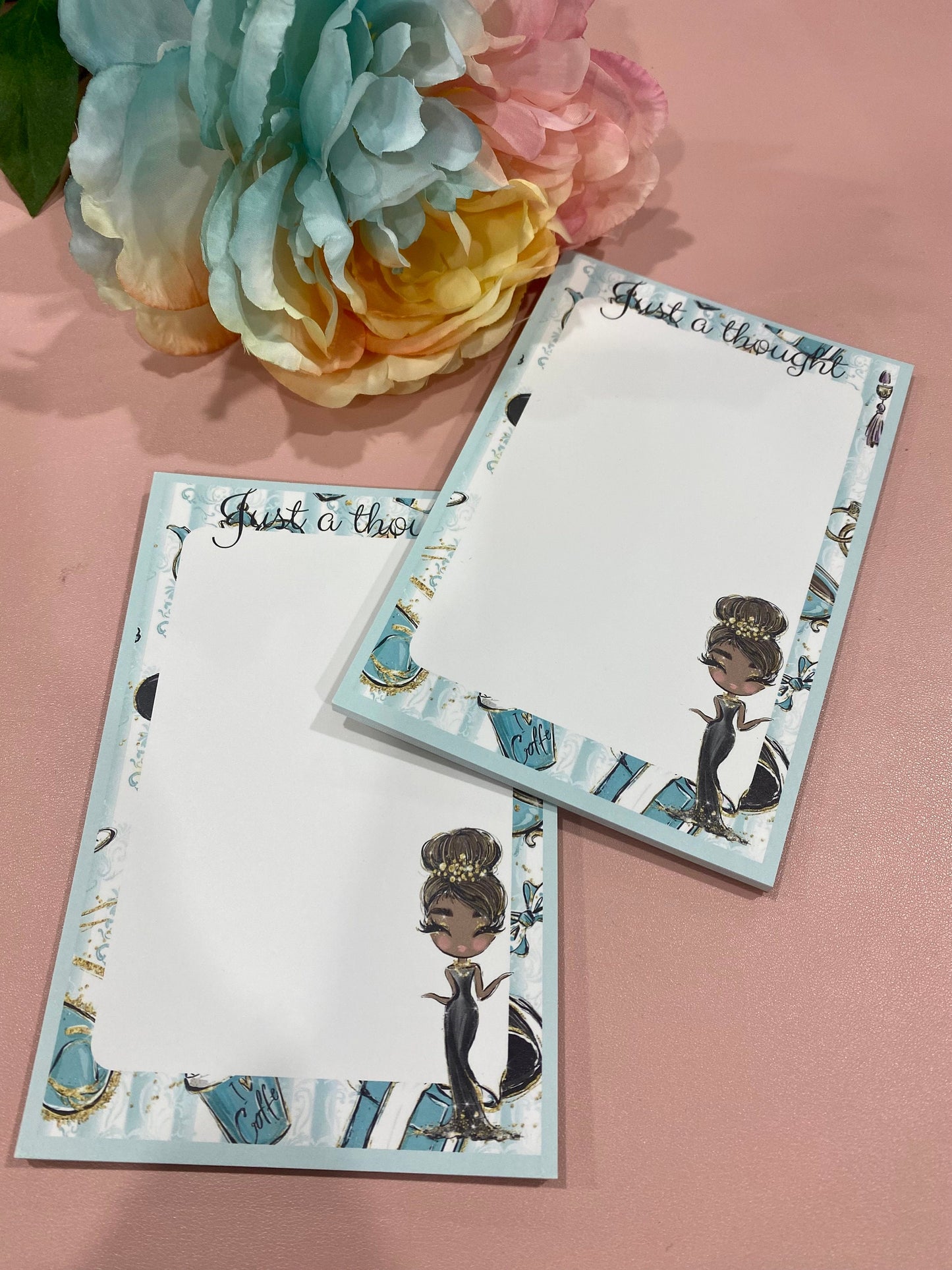 Breakfast Tiffany Inspired Notepads