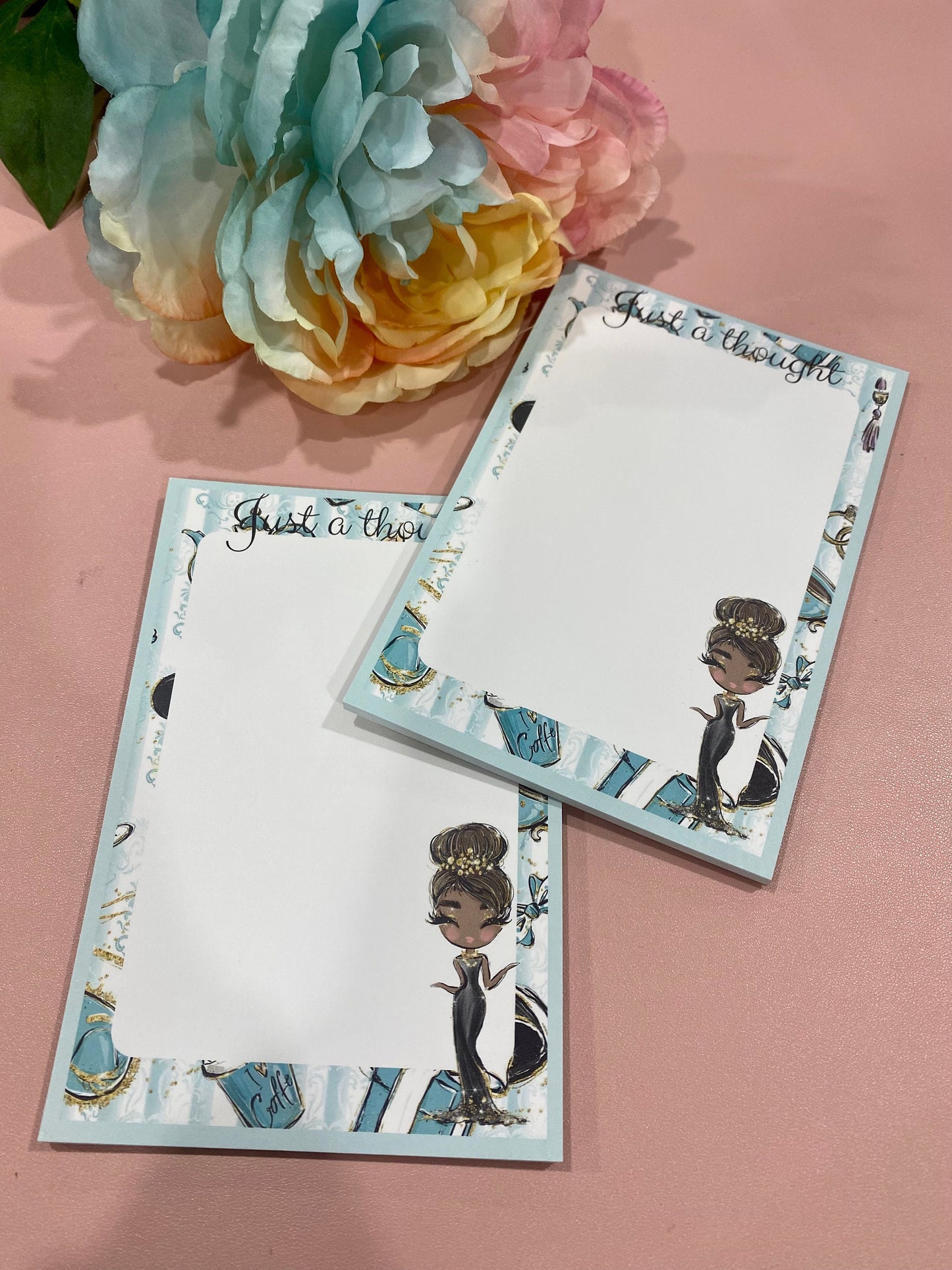 Breakfast Tiffany Inspired Notepads