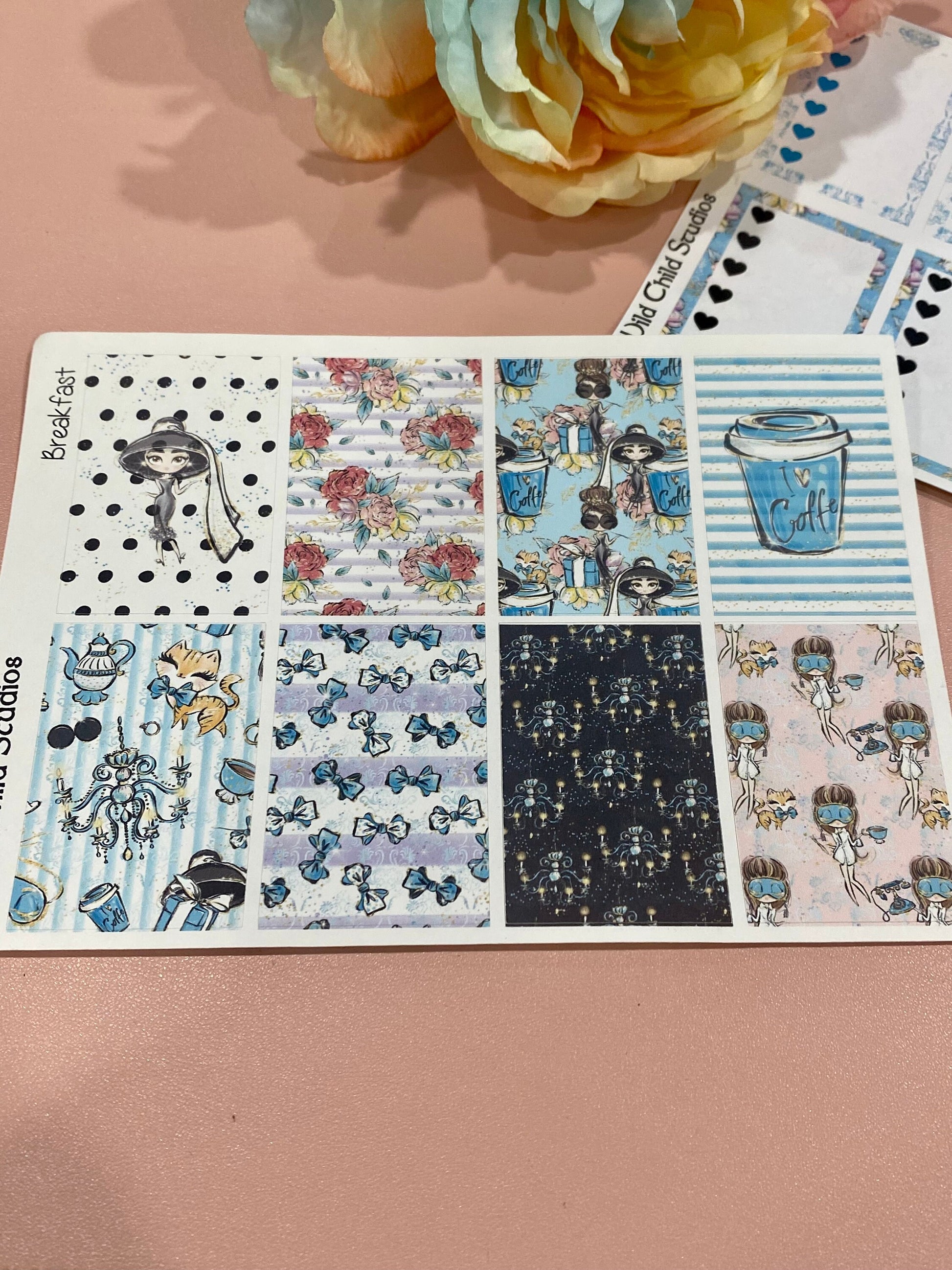 Breakfast Tiffany Happy Planner Mini Weekly Kit