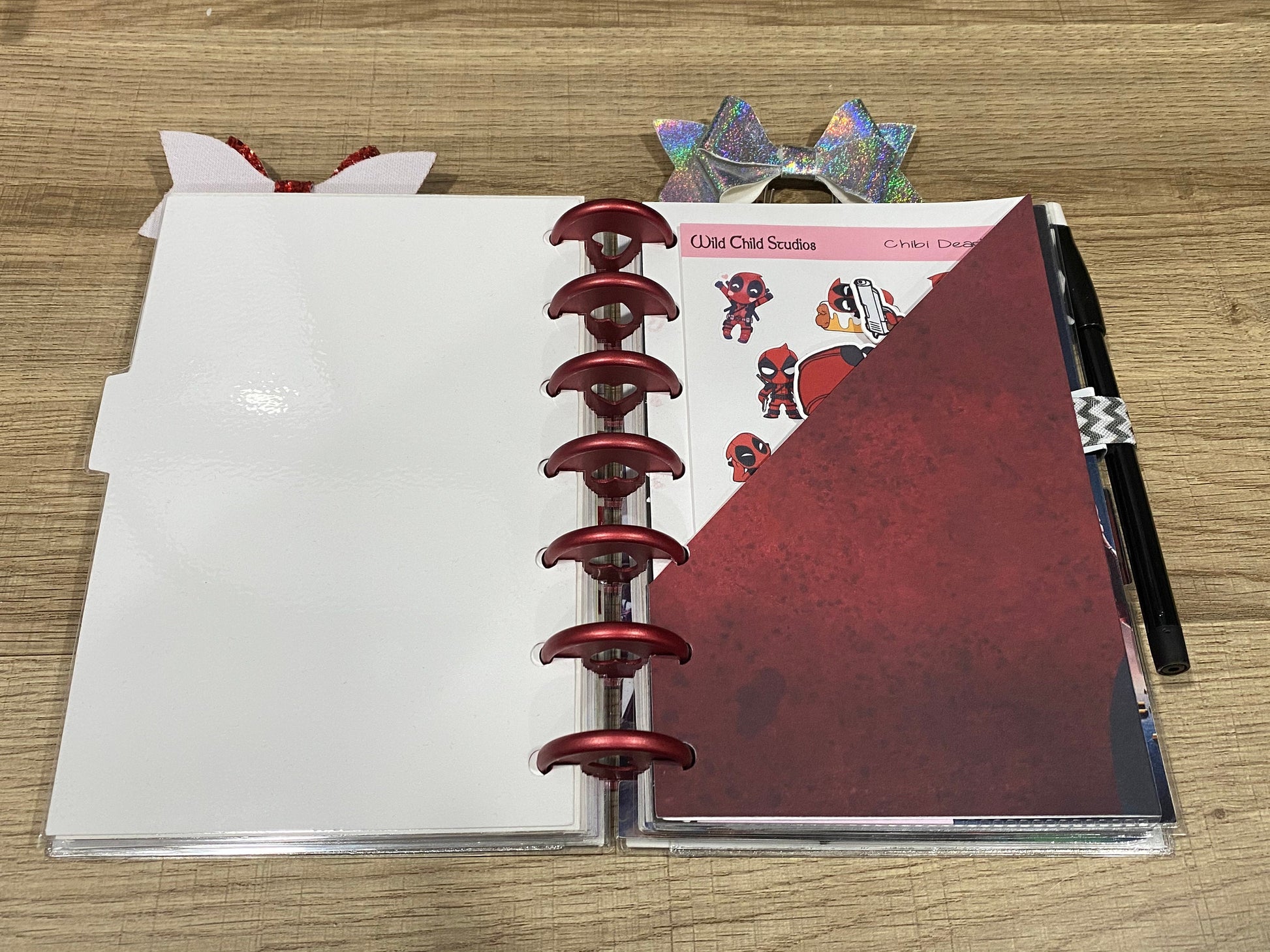 Deadpool Anti Hero Inspired Happy Planner Mini Planner
