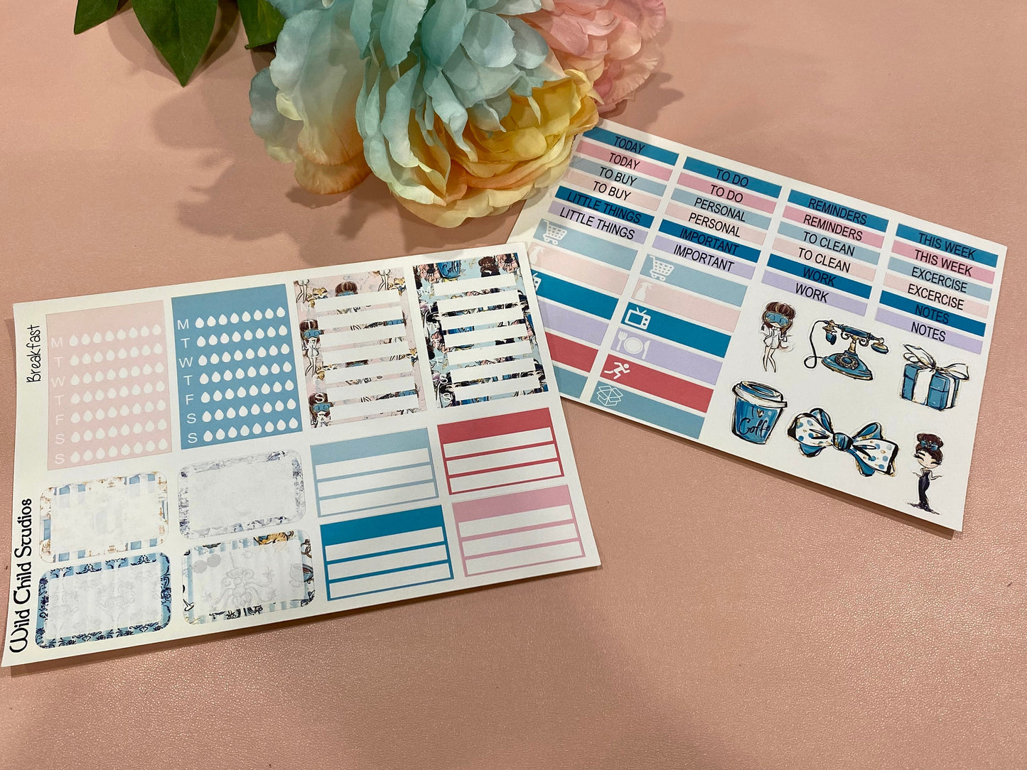 Breakfast Tiffany Happy Planner Classic Weekly Kit