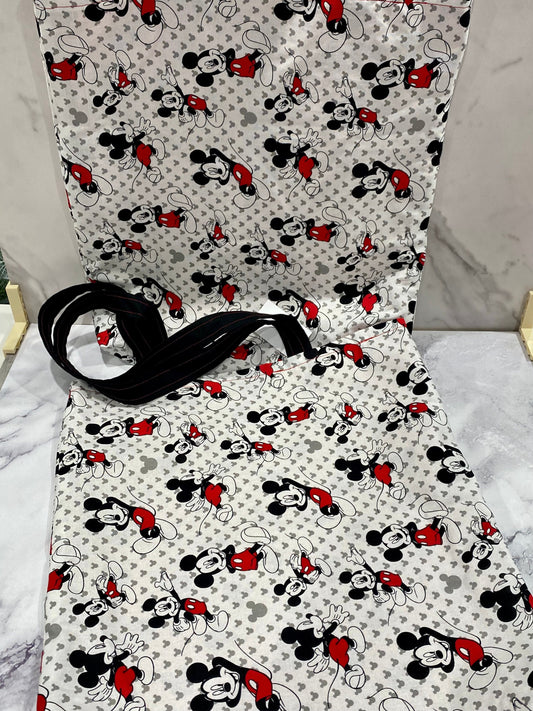 Handmade Lined Mickey Inspired Tote Bag/Mickey Inspired Bag