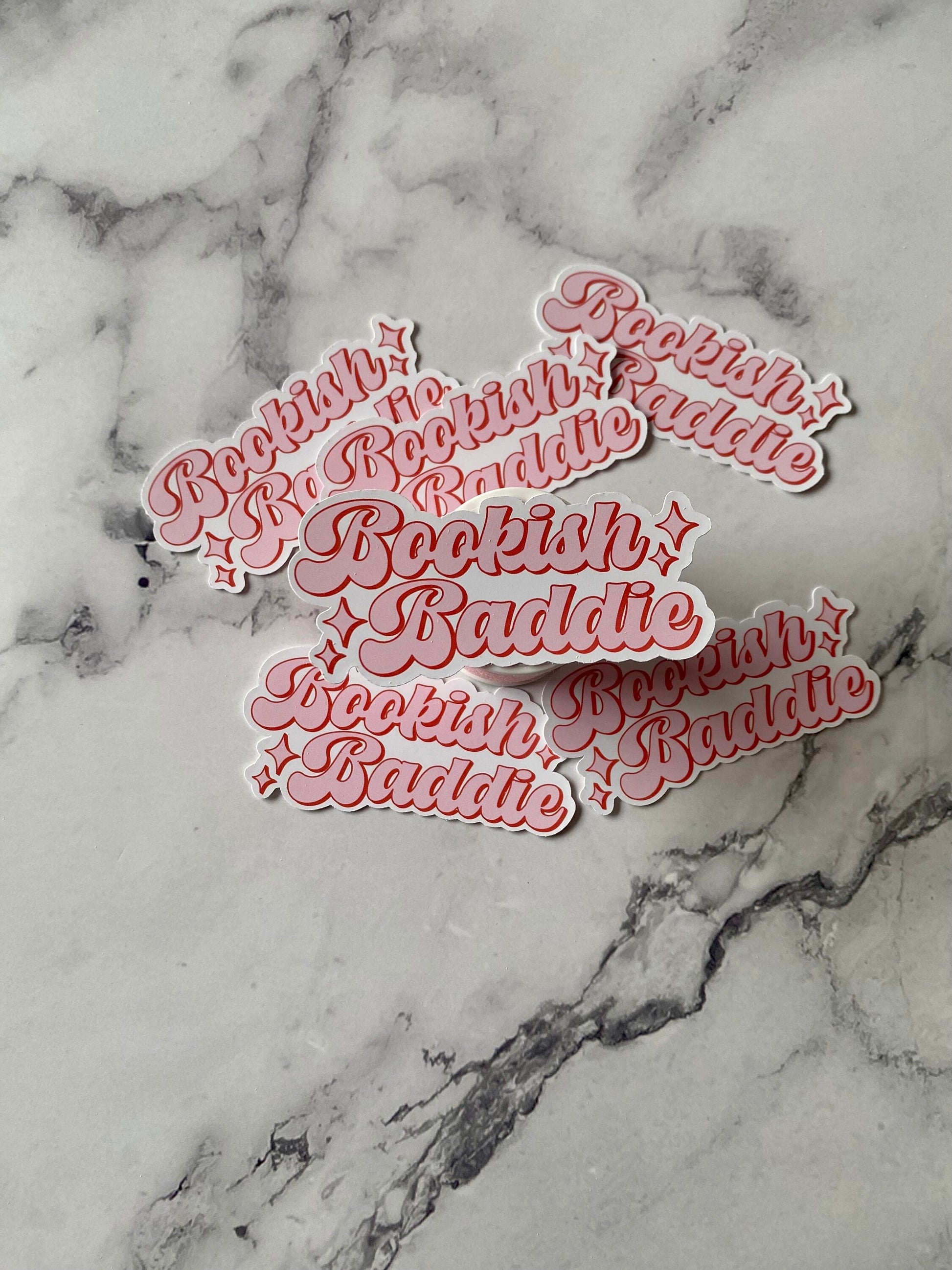 Bookish Baddie Vinyl Sticker
