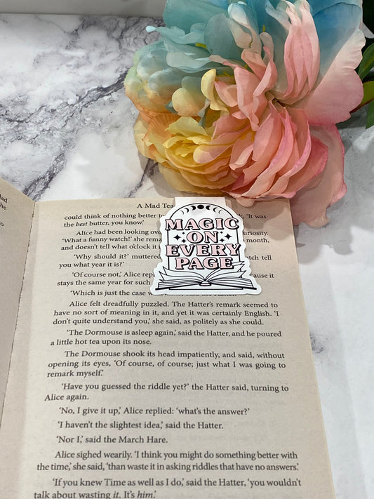 Magic on Every Page Magnetic Bookmark