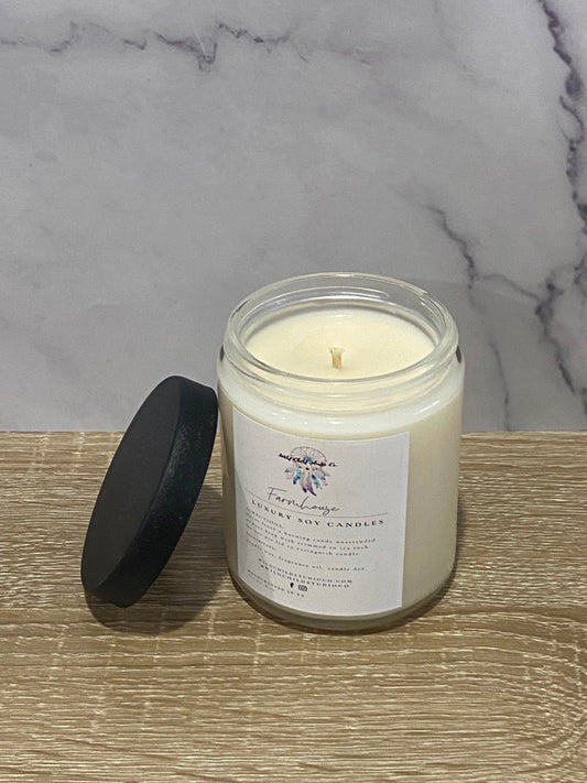 Farmhouse Hand Poured Soy Candle 8 oz