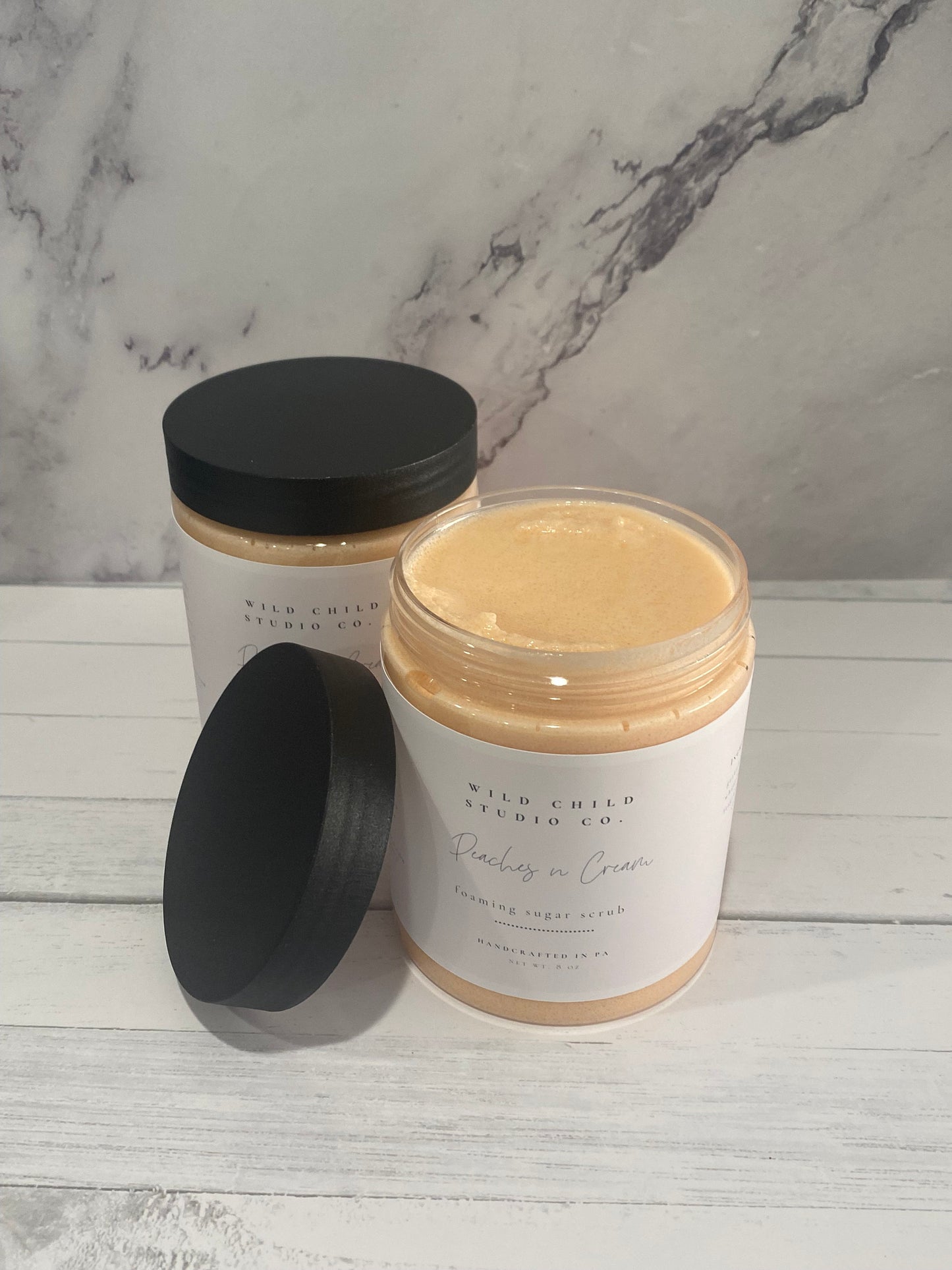 Peaches n Cream Whipped Sugar Scrub