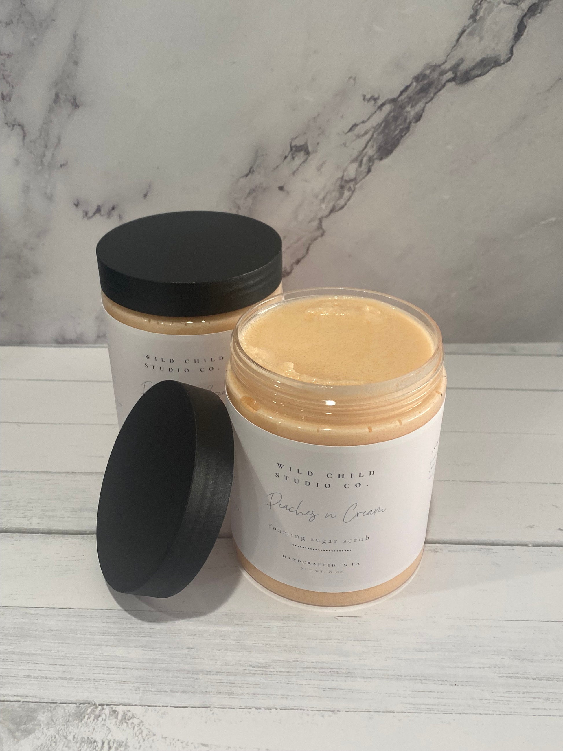 Peaches n Cream Whipped Sugar Scrub