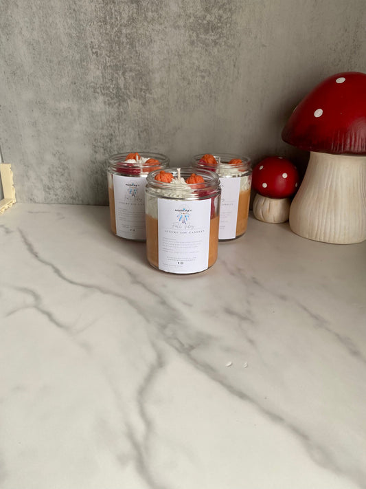 Fall Vibes Hand Poured Soy Candle 8 oz
